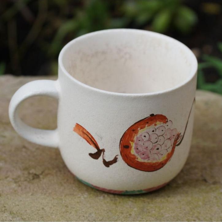 Pomegranate Mosaic Bottom Cup