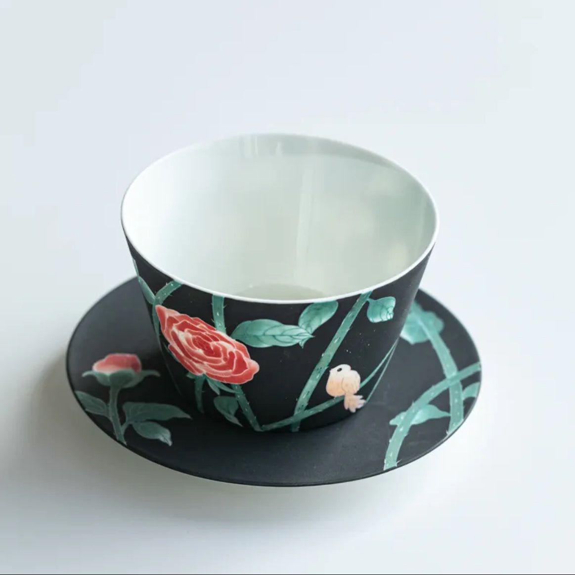 Rose Nightingale Porcelain Cup & Saucer