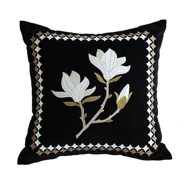Magnolia Cotton Velvet Cushion Cover