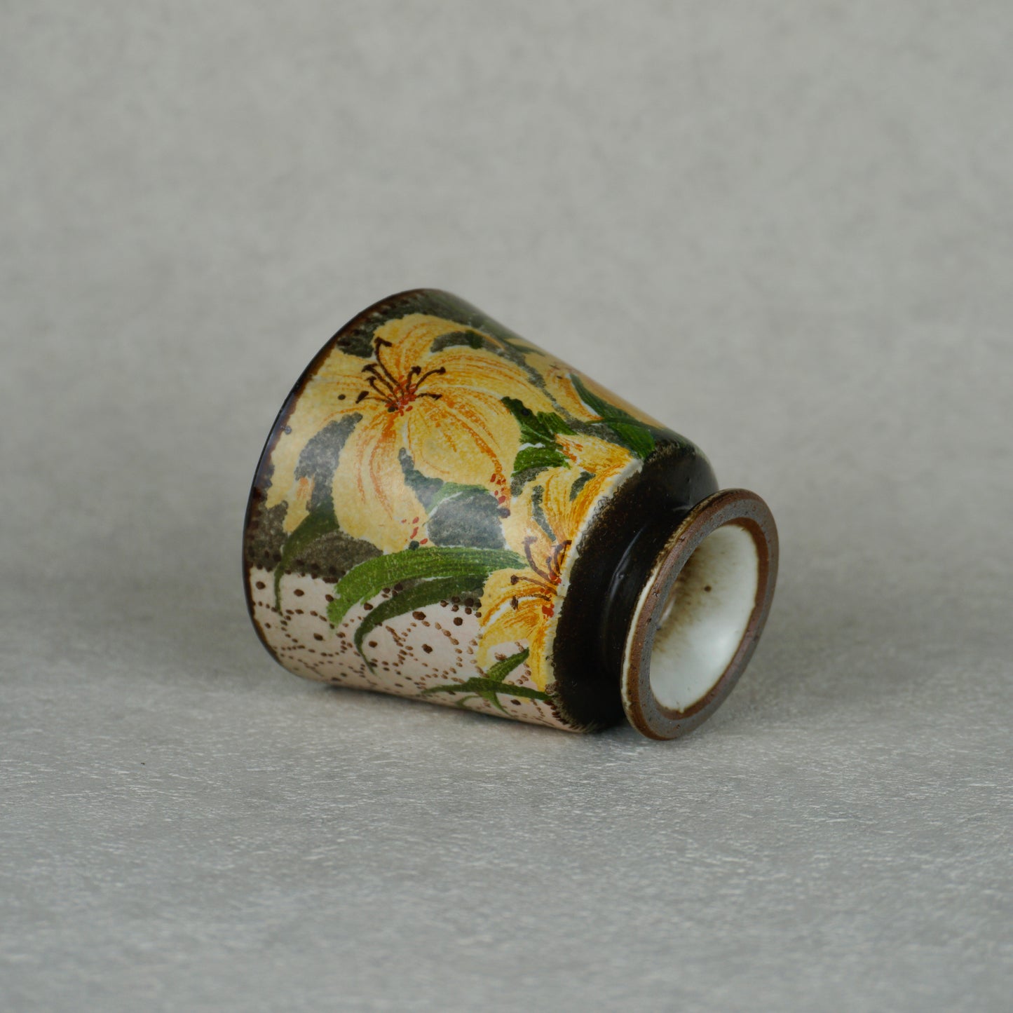 Yellow Lily Short Goblet Mug