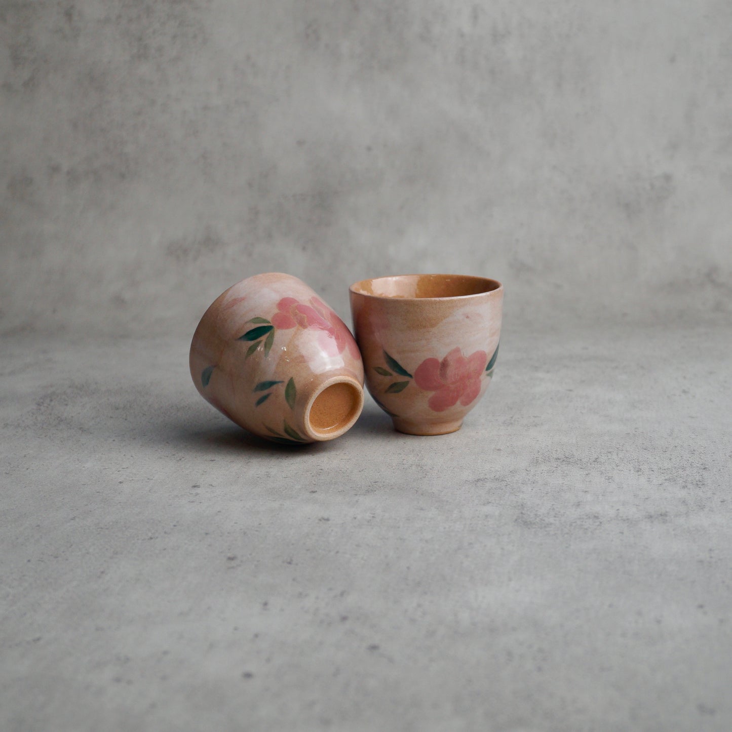 Rabbit Lid Pink Tea Set