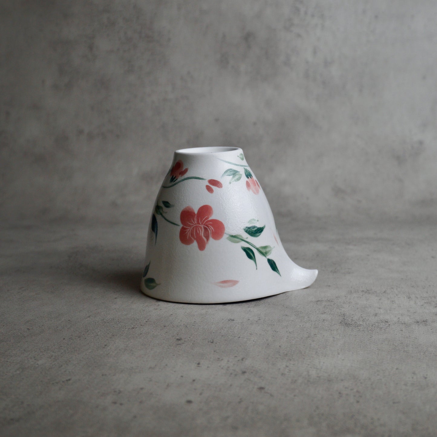 White Flora Hand Painted Tea Set