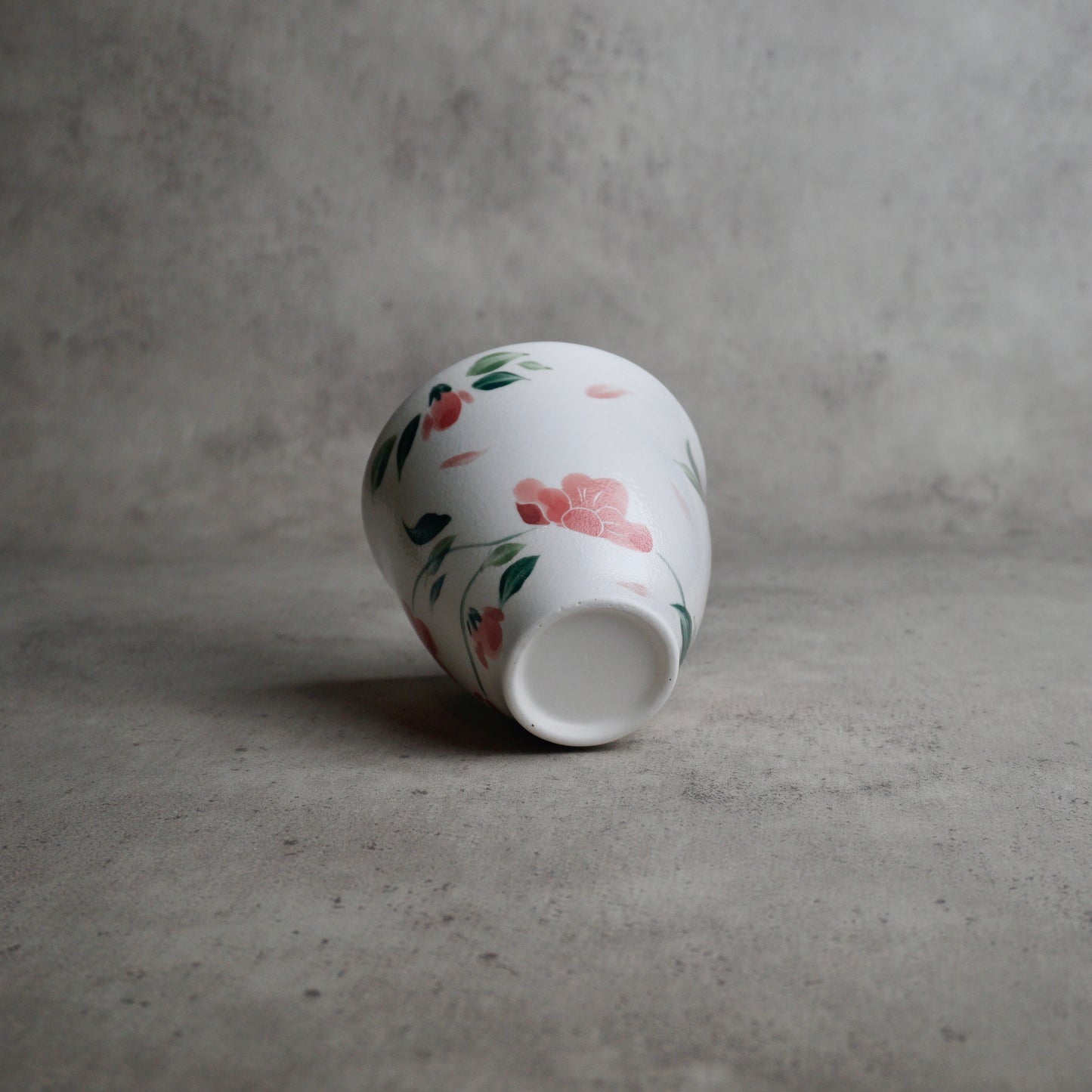 White Flora Hand Painted Tea Set