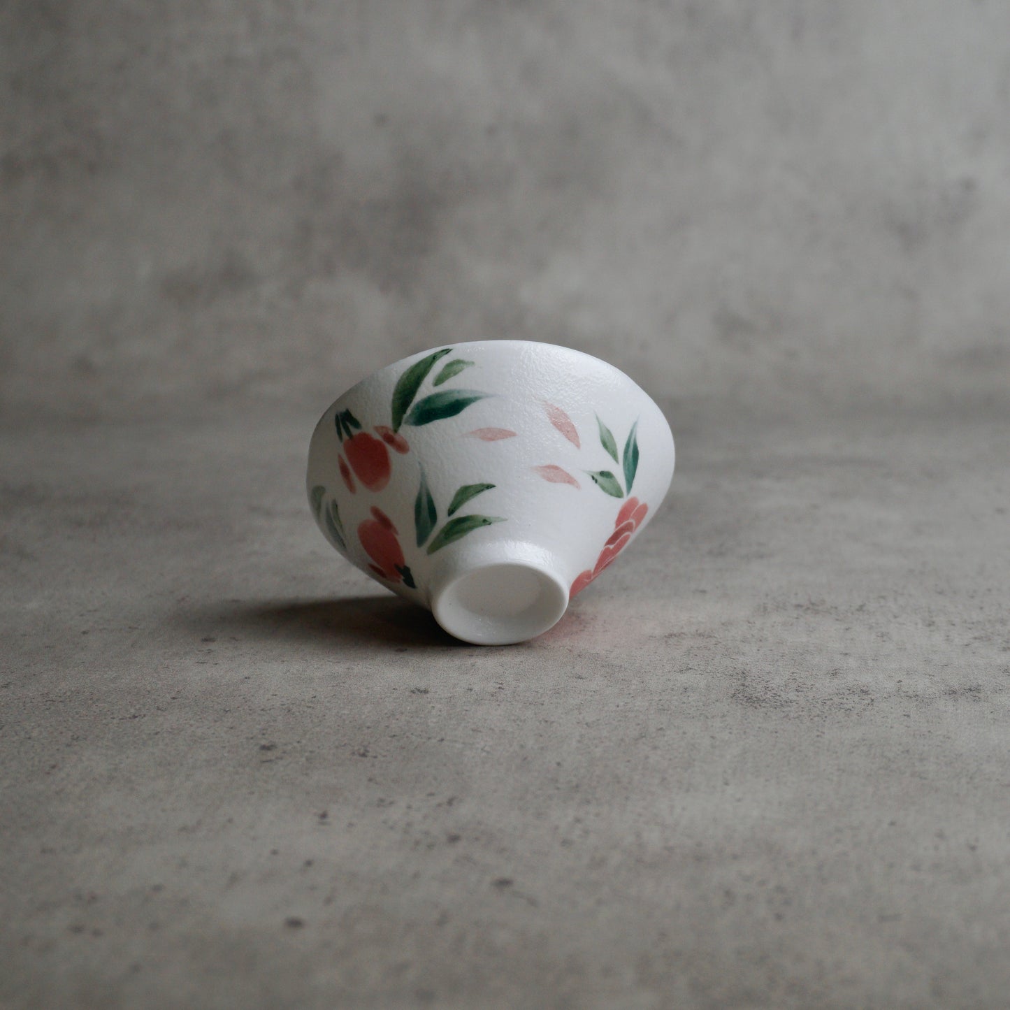 White Flora Hand Painted Tea Set