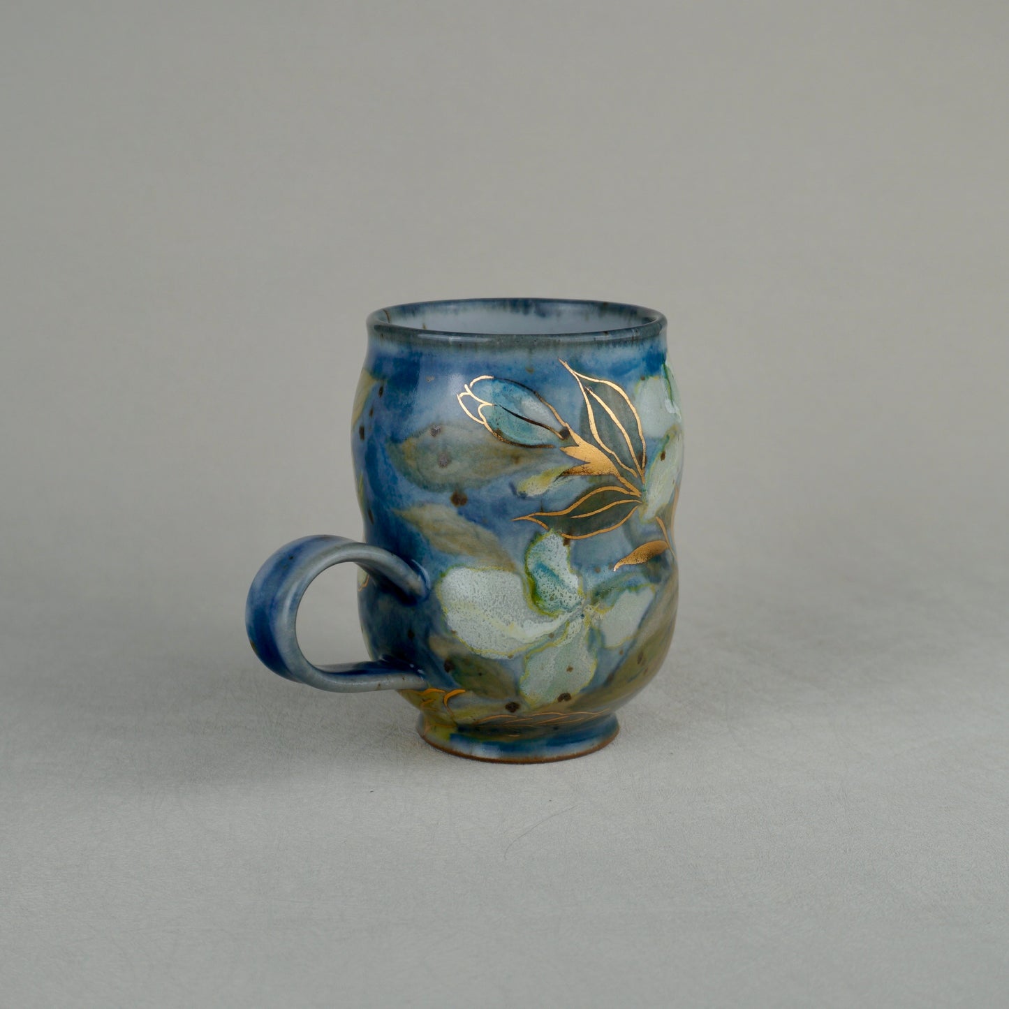 Sky Blue Low Handle Mug