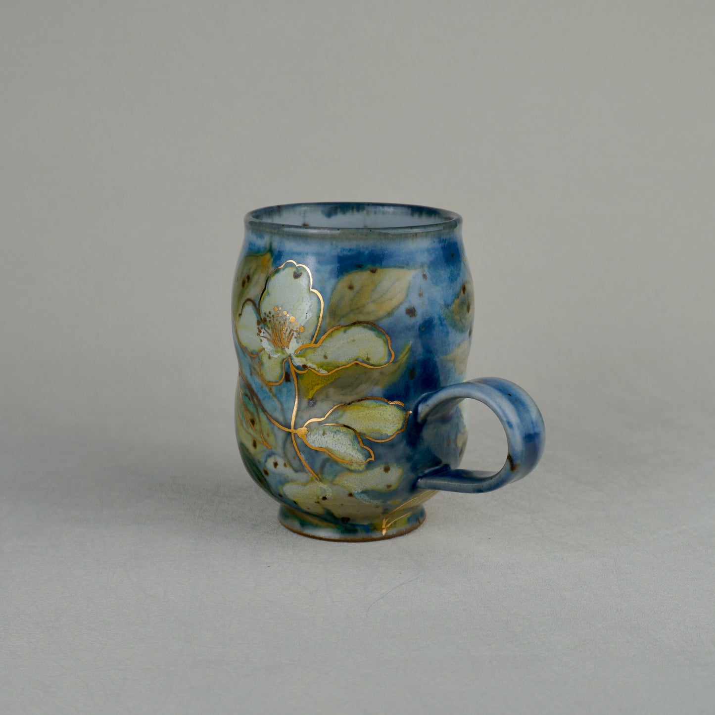 Sky Blue Low Handle Mug