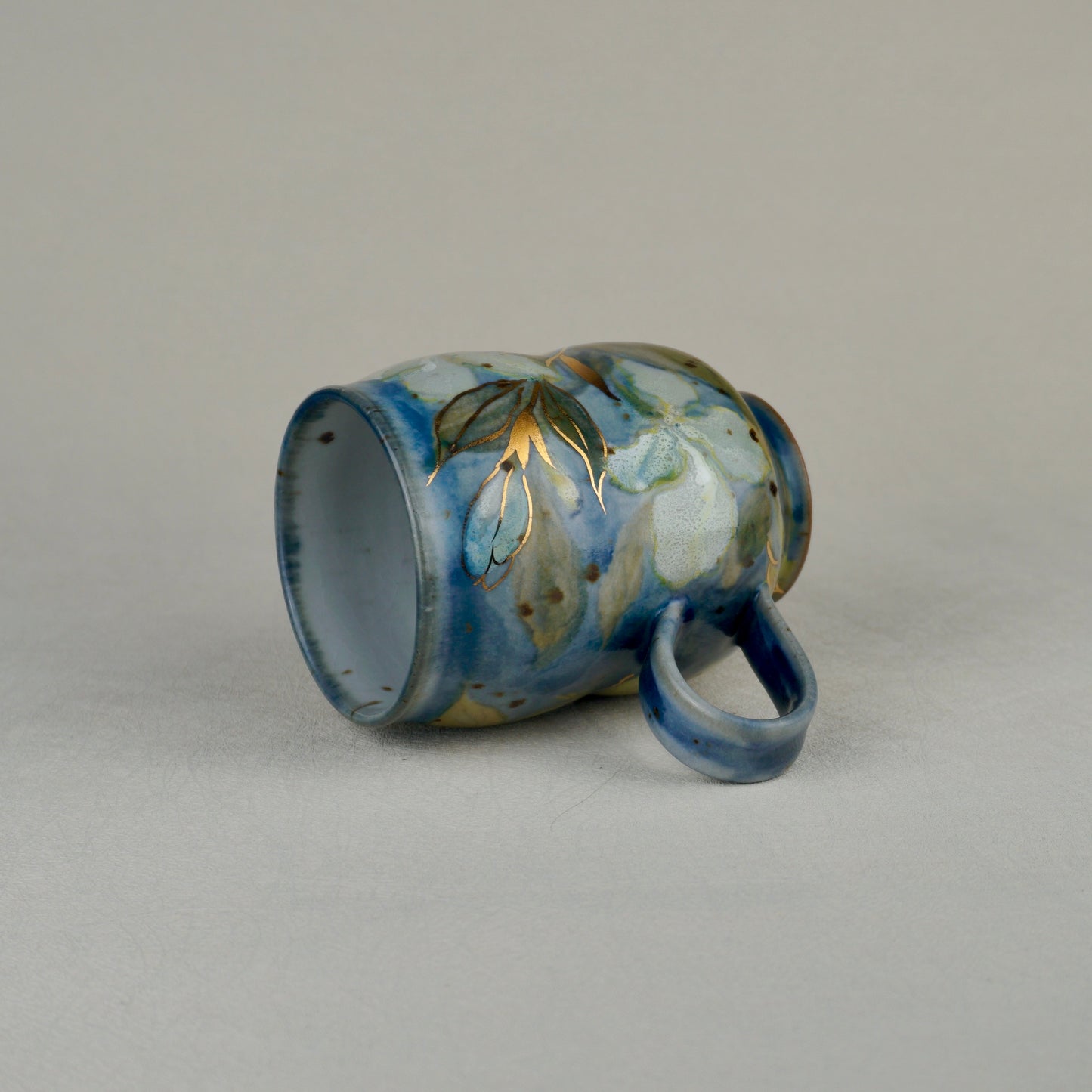 Sky Blue Low Handle Mug