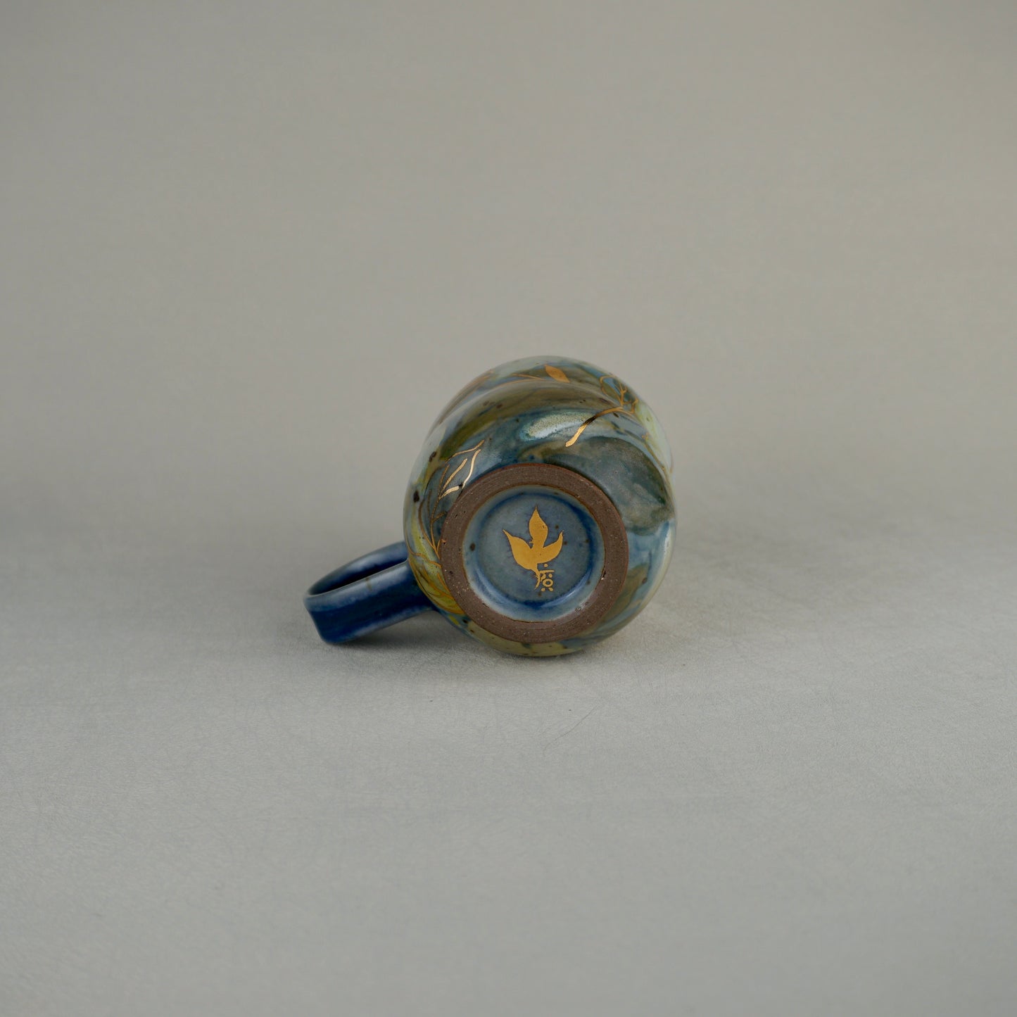 Sky Blue Low Handle Mug
