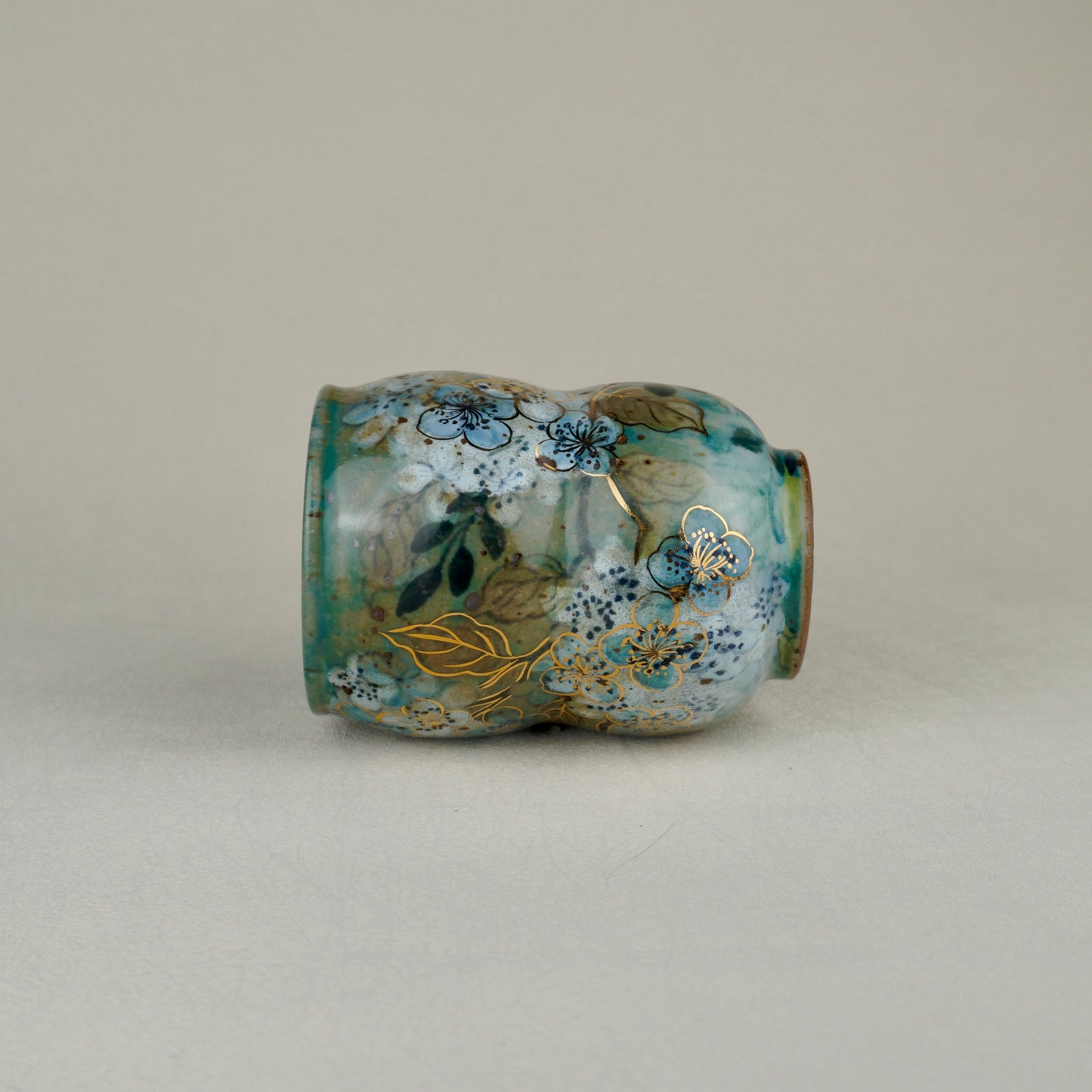 Earthy Green Low Handle Mug
