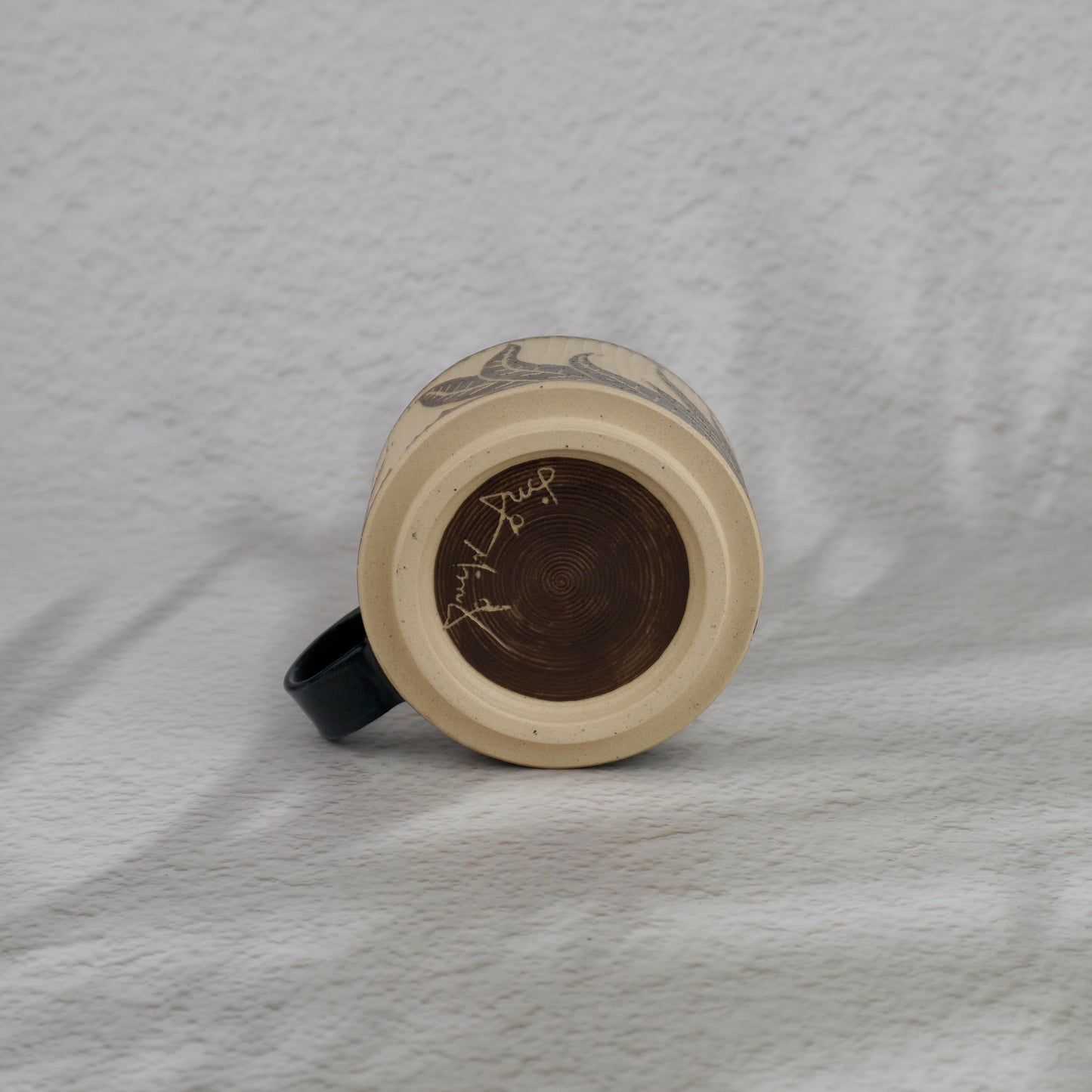 Brown Panda Cup And Saucer