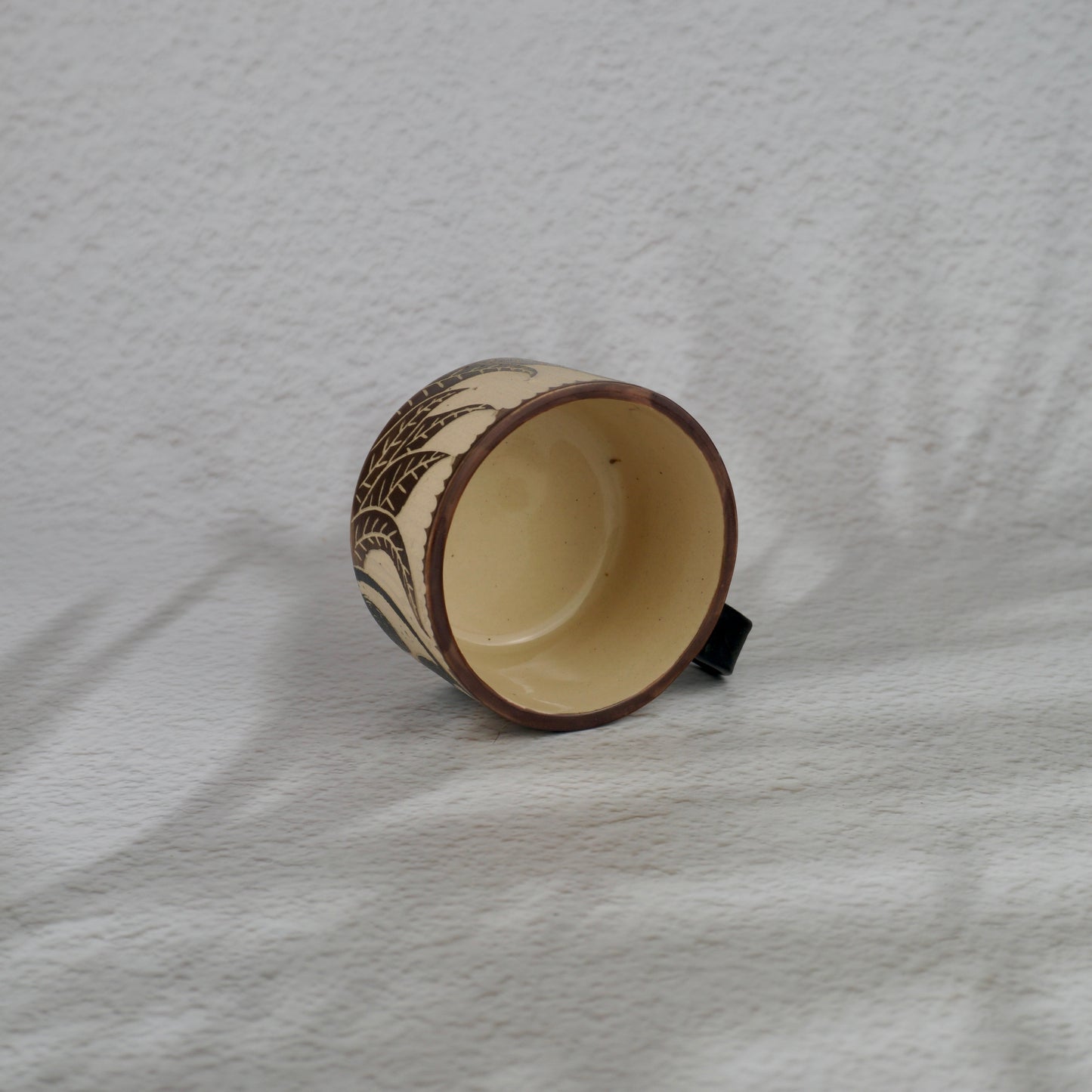 Brown Panda Cup And Saucer