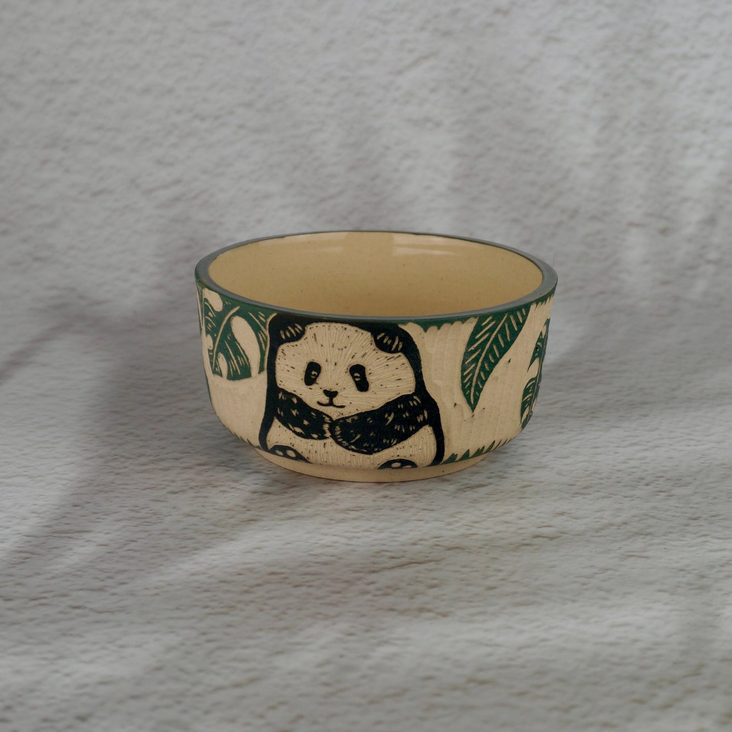 Green panda bowl