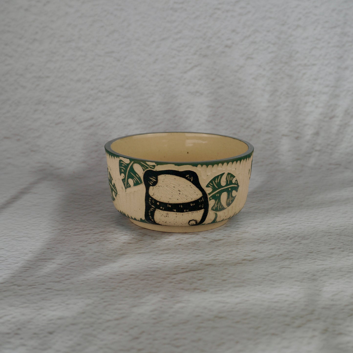 Green panda bowl