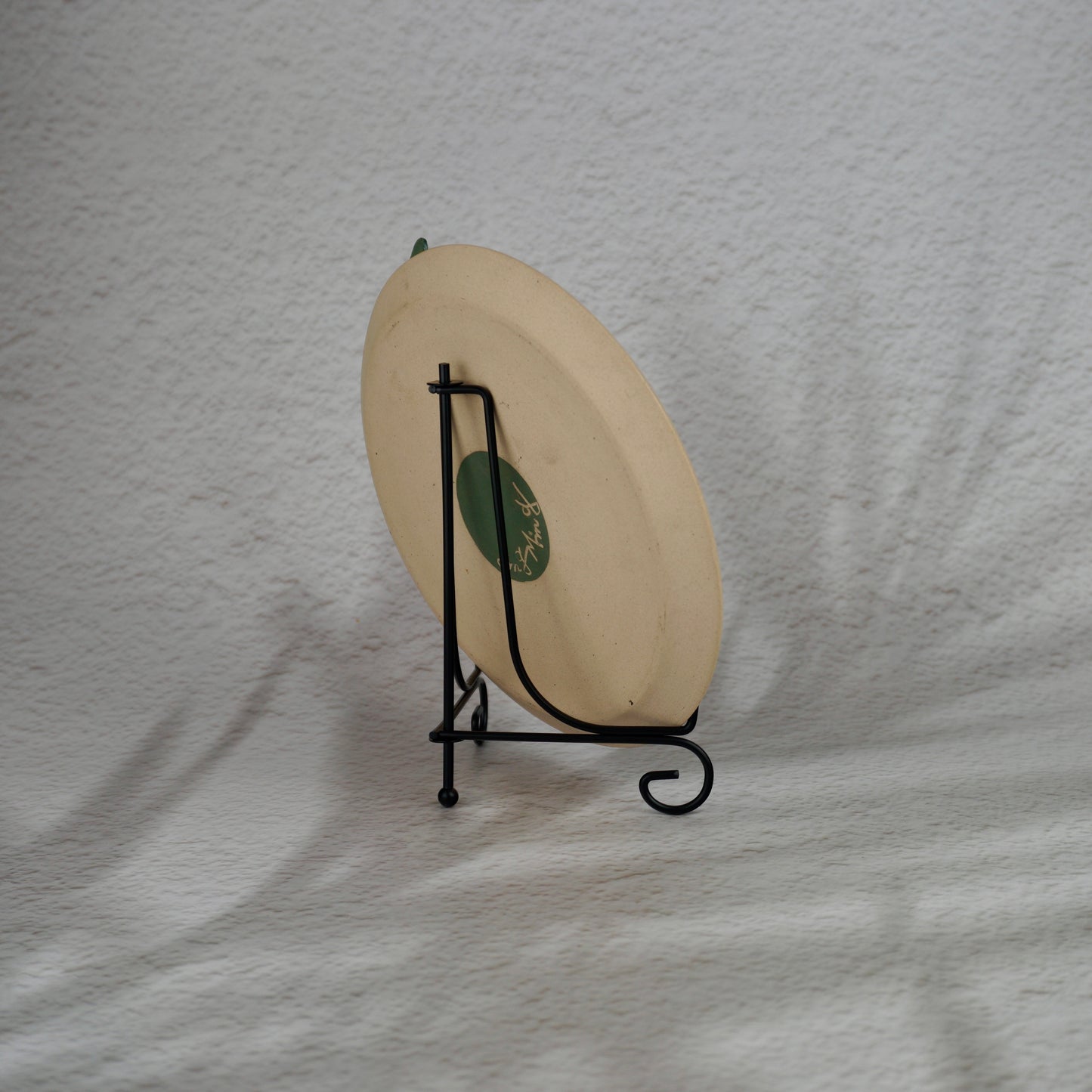 Brown Panda And Bamboo Plate