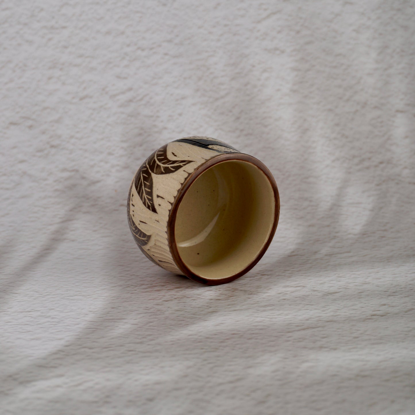 Brown Panda Round Cup Small