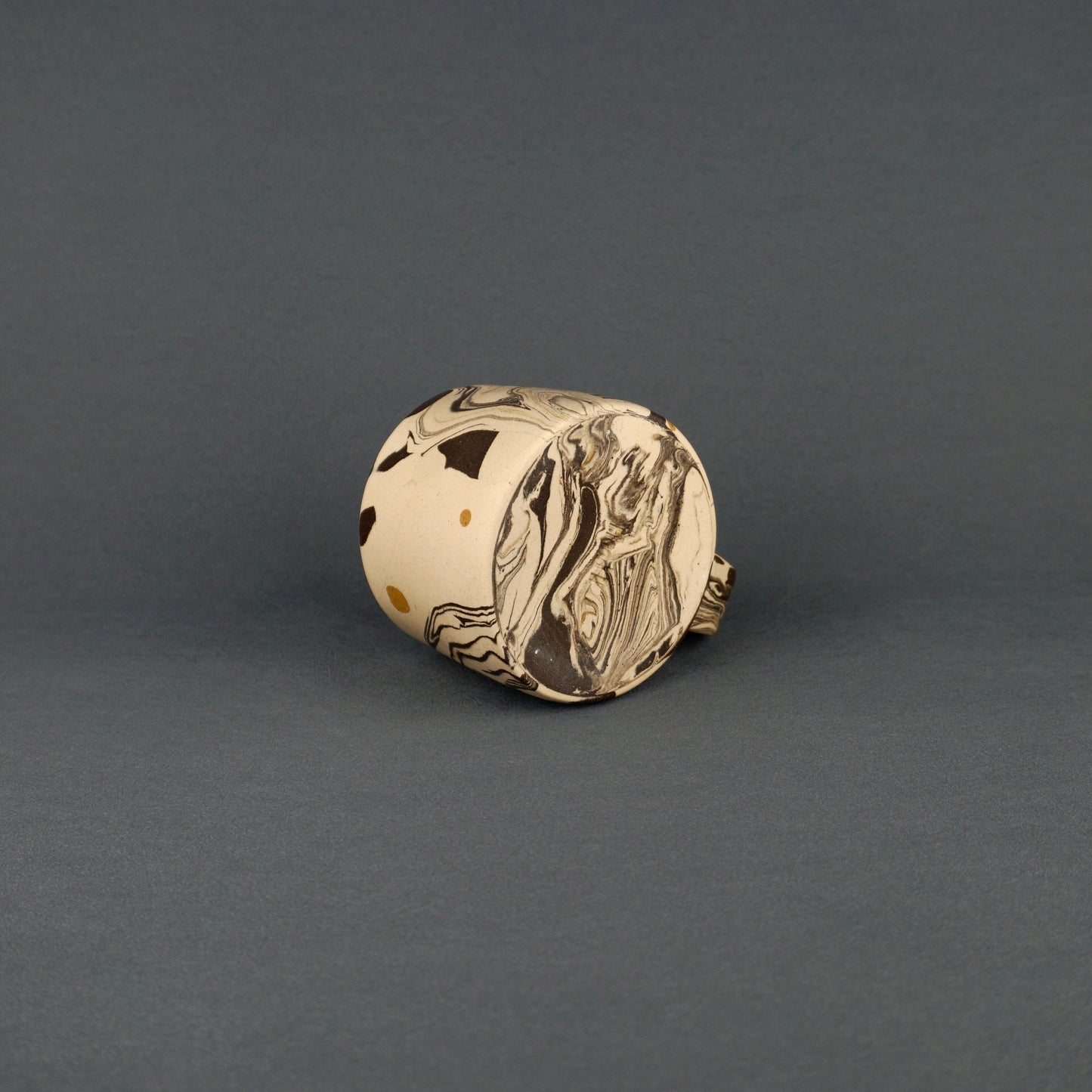 Yellow Agateware Mug