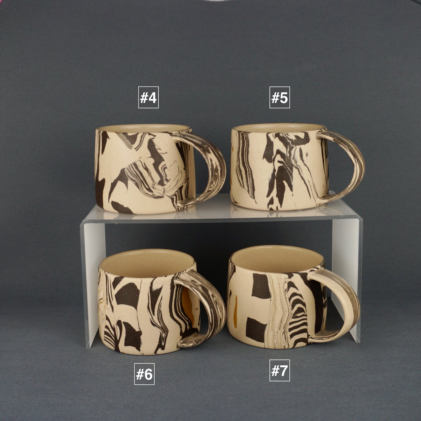 Yellow Agateware Mug
