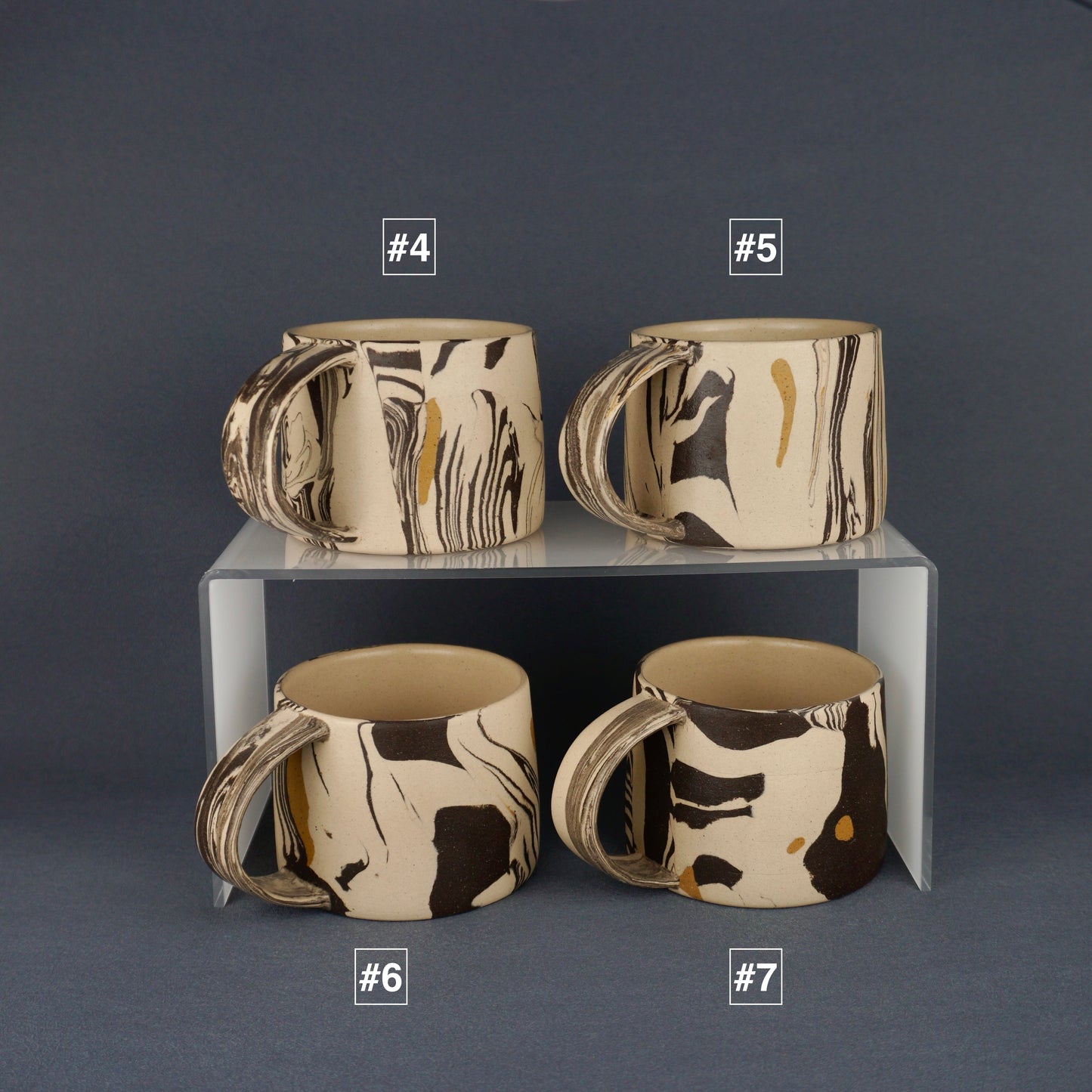 Yellow Agateware Mug