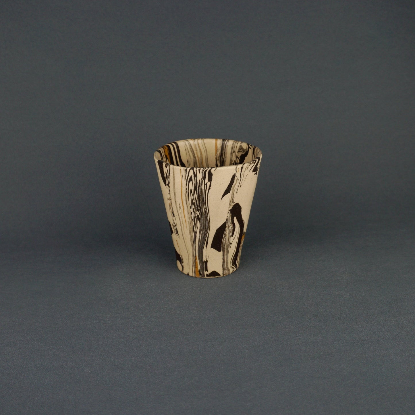 Yellow Agateware Tumbler