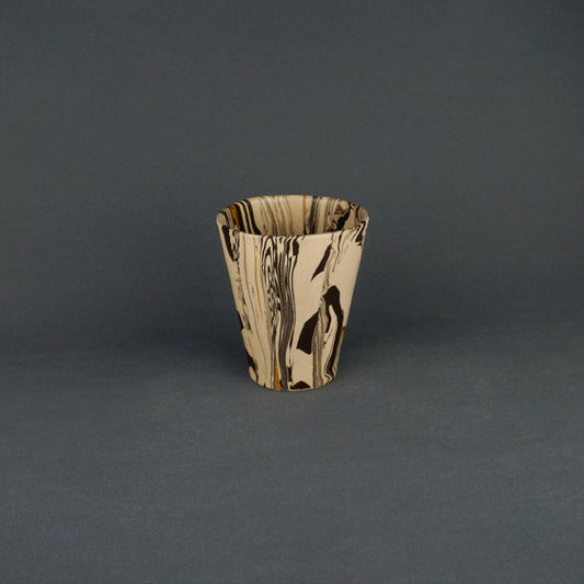 Yellow Agateware Tumbler