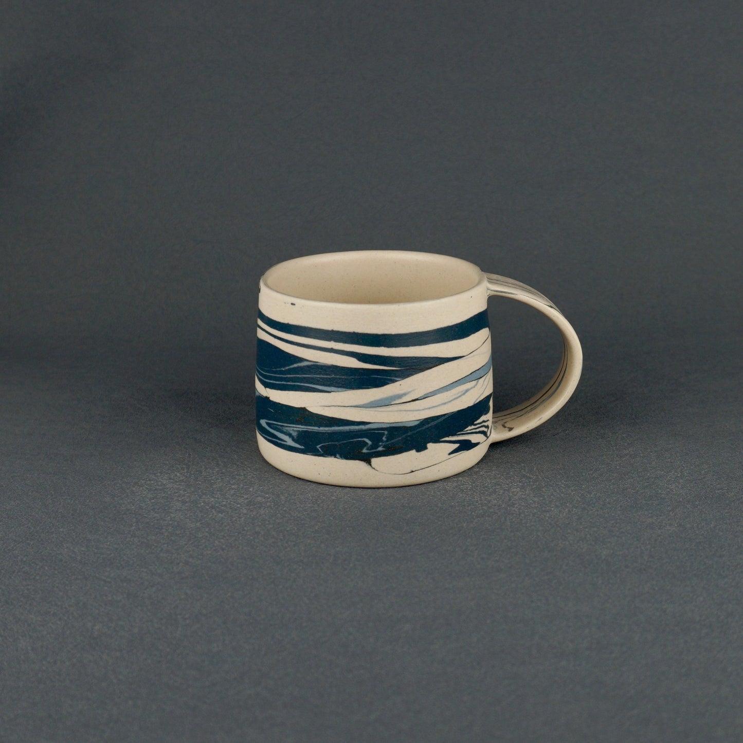 Blue Agateware Mug
