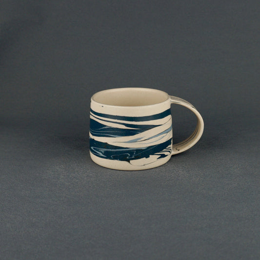 Blue Agateware Mug