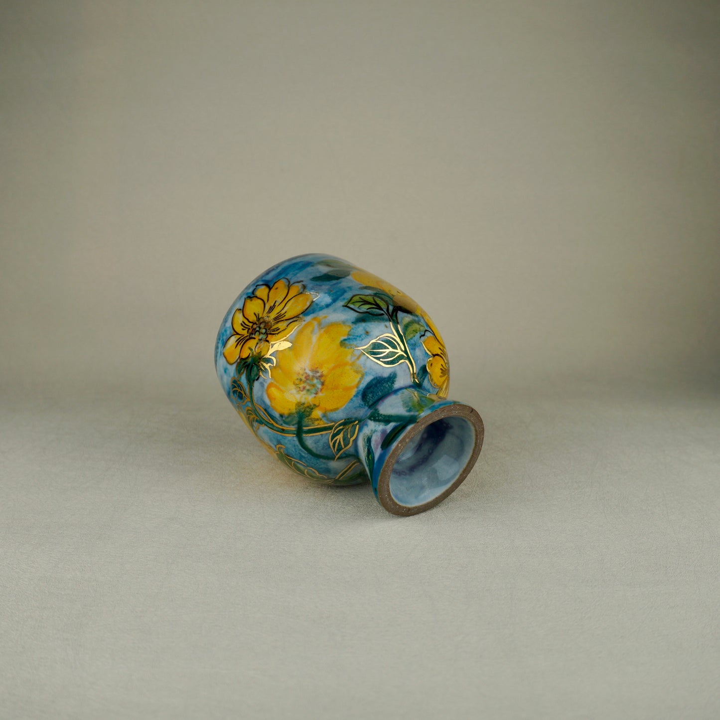 Sky Blue Pedestal Mug
