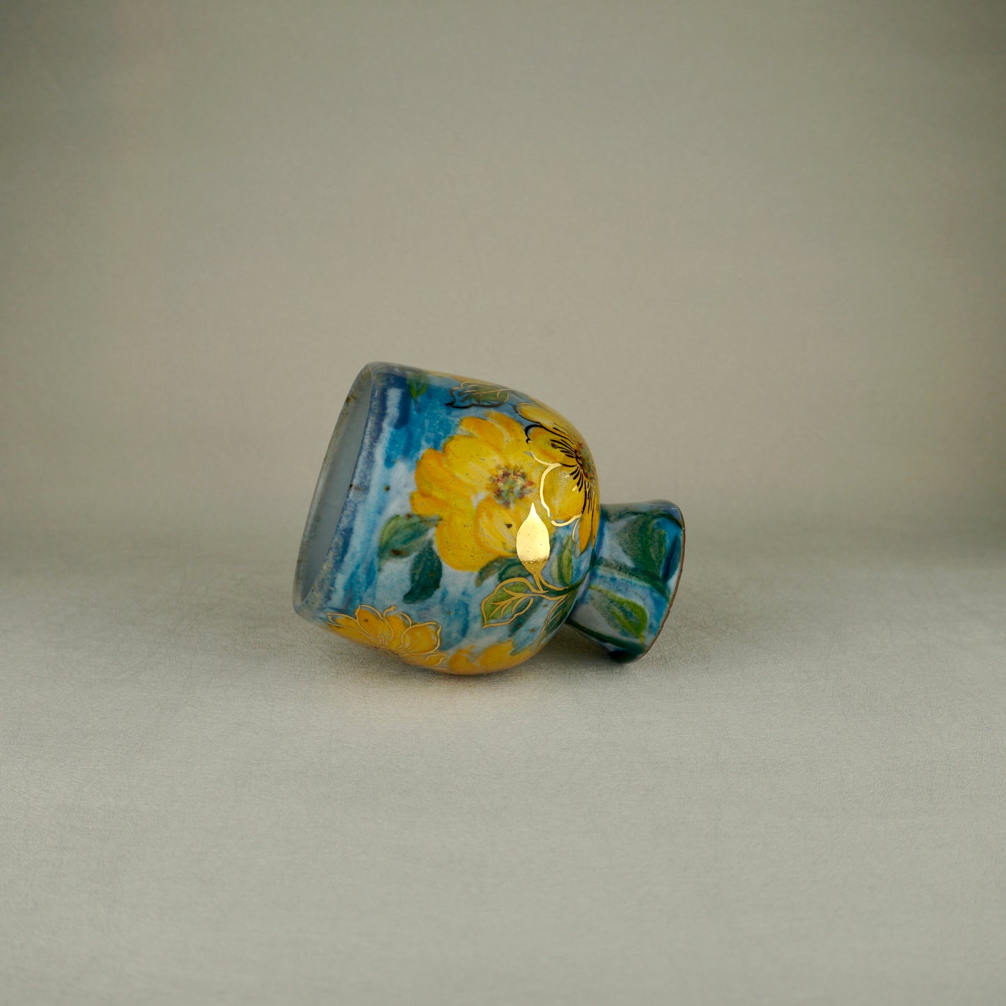 Sky Blue Pedestal Mug