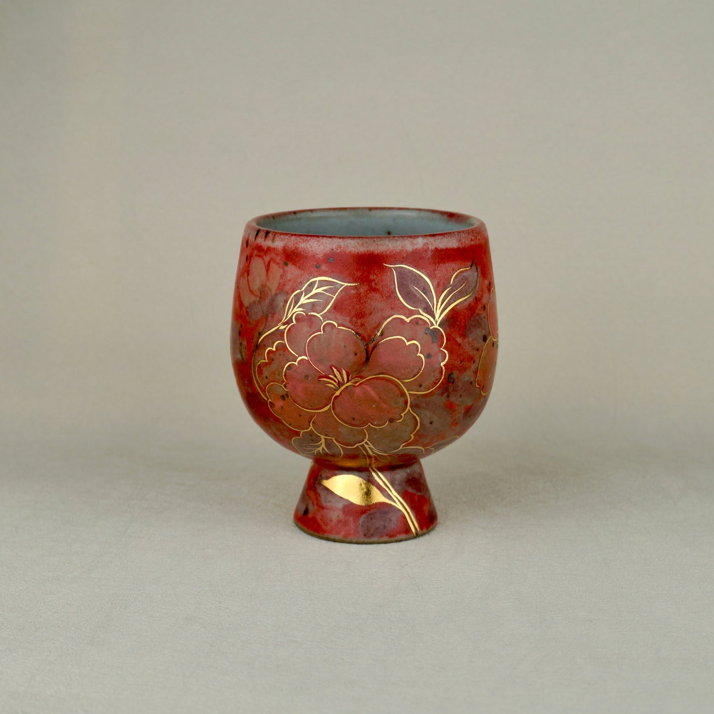 Earthy Red Pedestal Mug