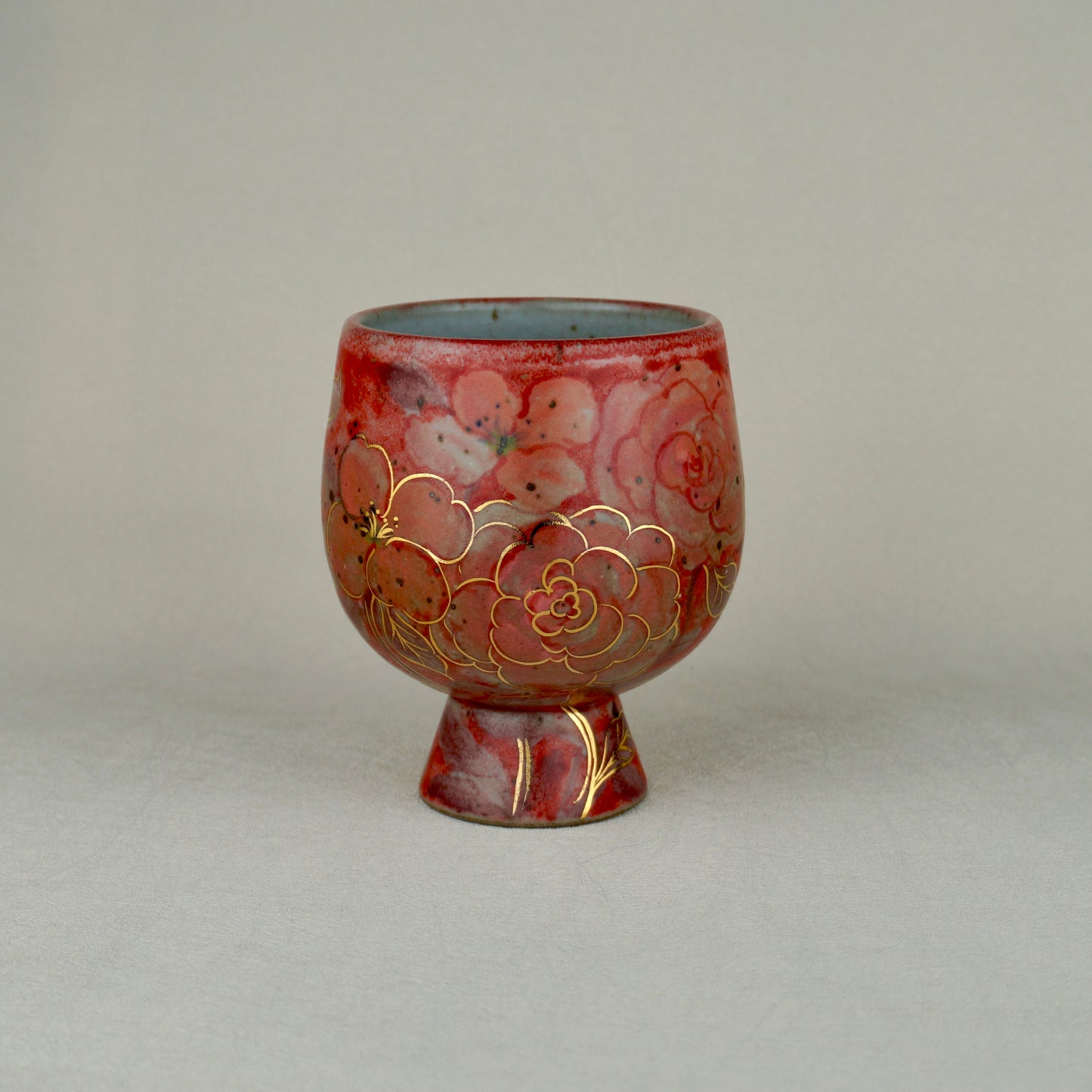 Earthy Red Pedestal Mug