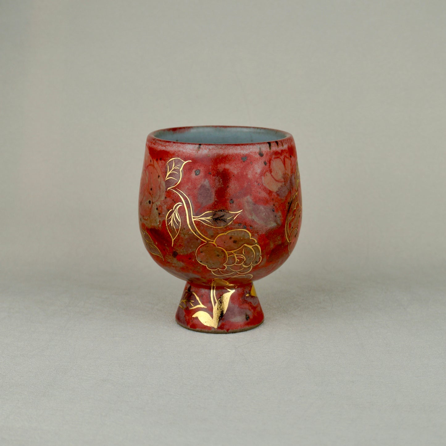 Earthy Red Pedestal Mug