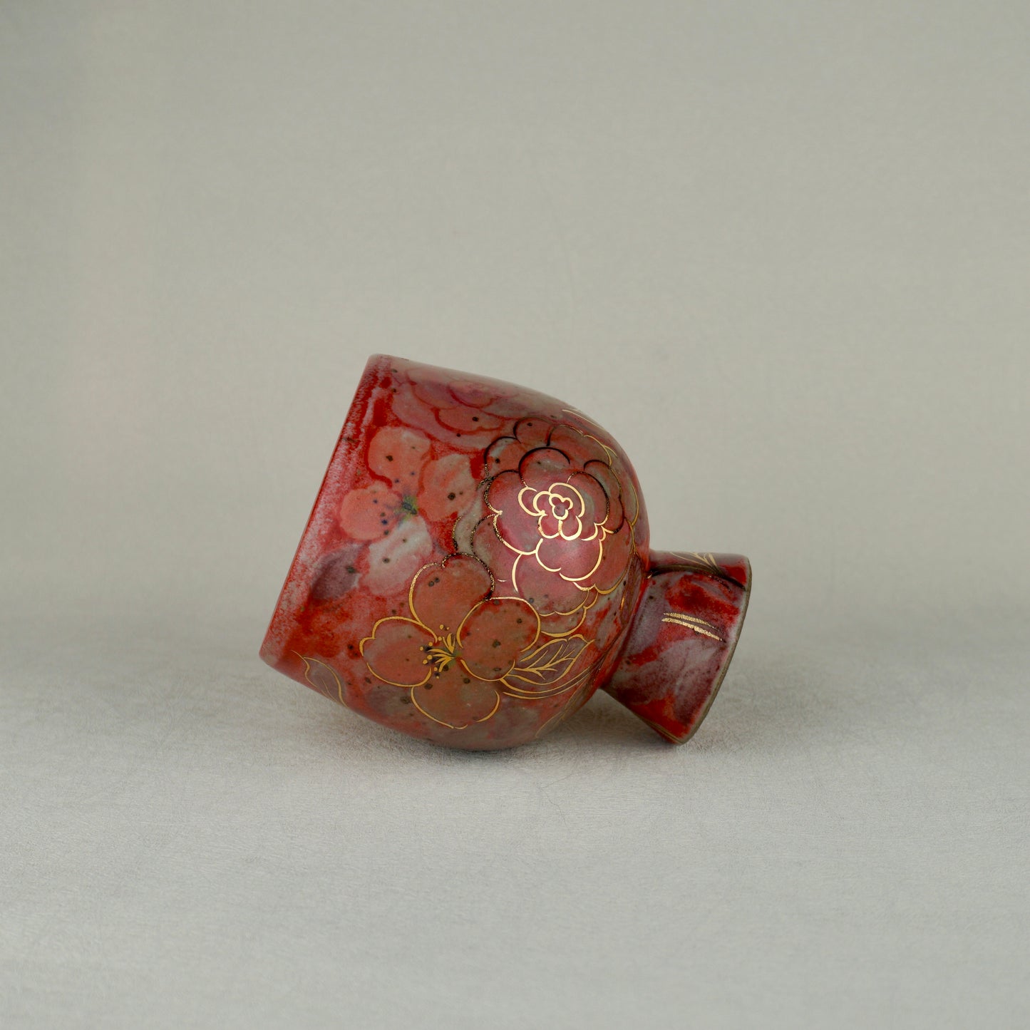 Earthy Red Pedestal Mug