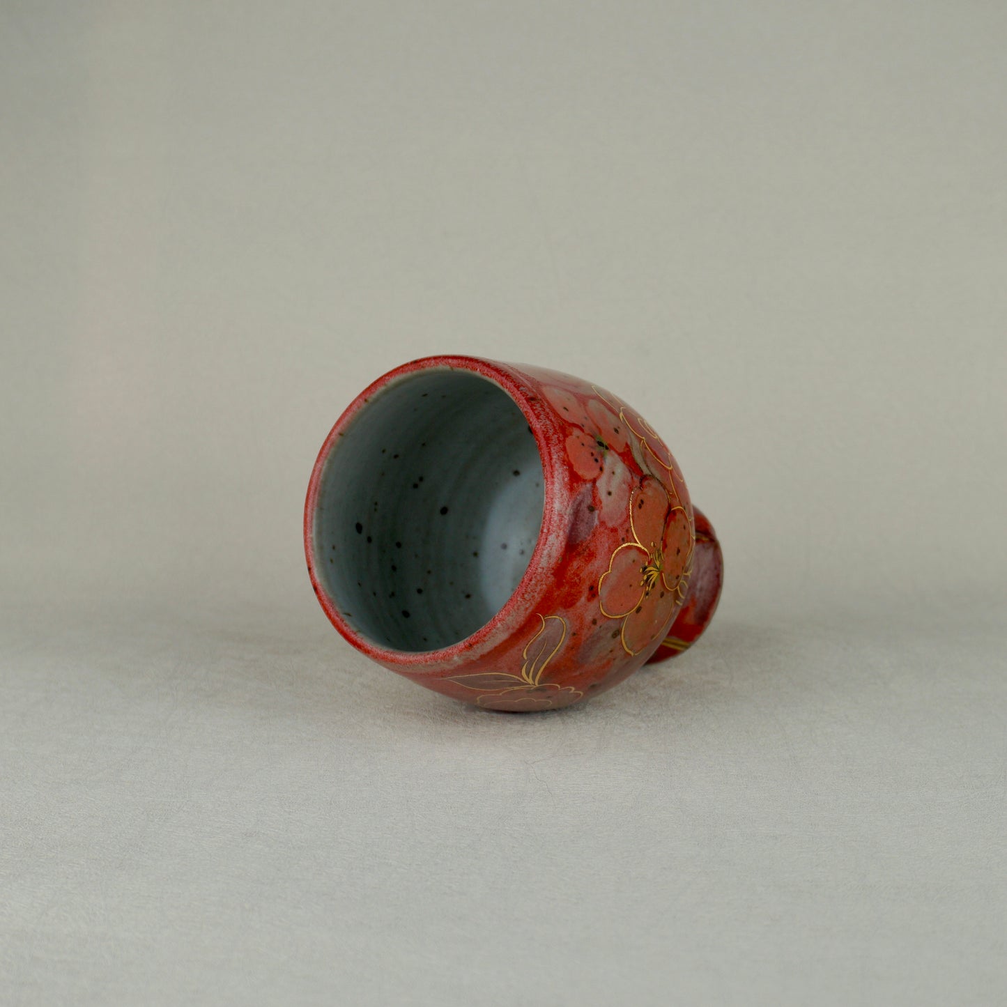 Earthy Red Pedestal Mug