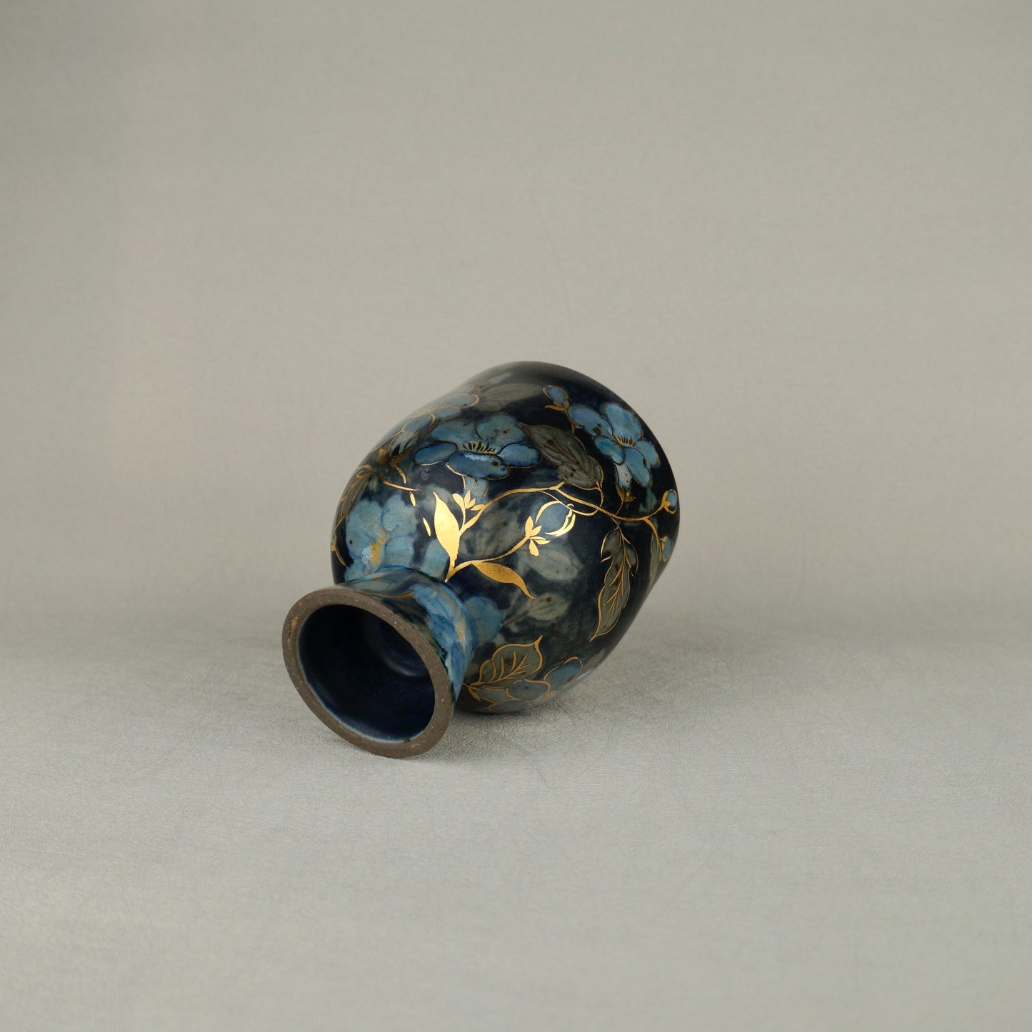 Dark Blue Pedestal Mug