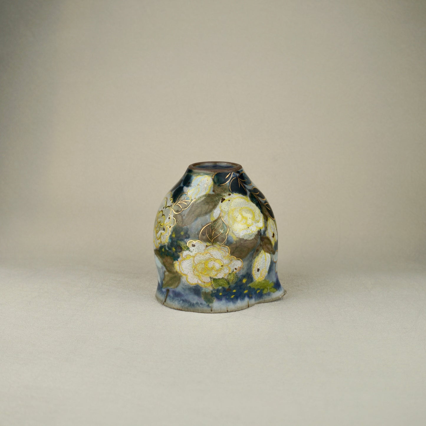 White And Yellow Tea Pitcher