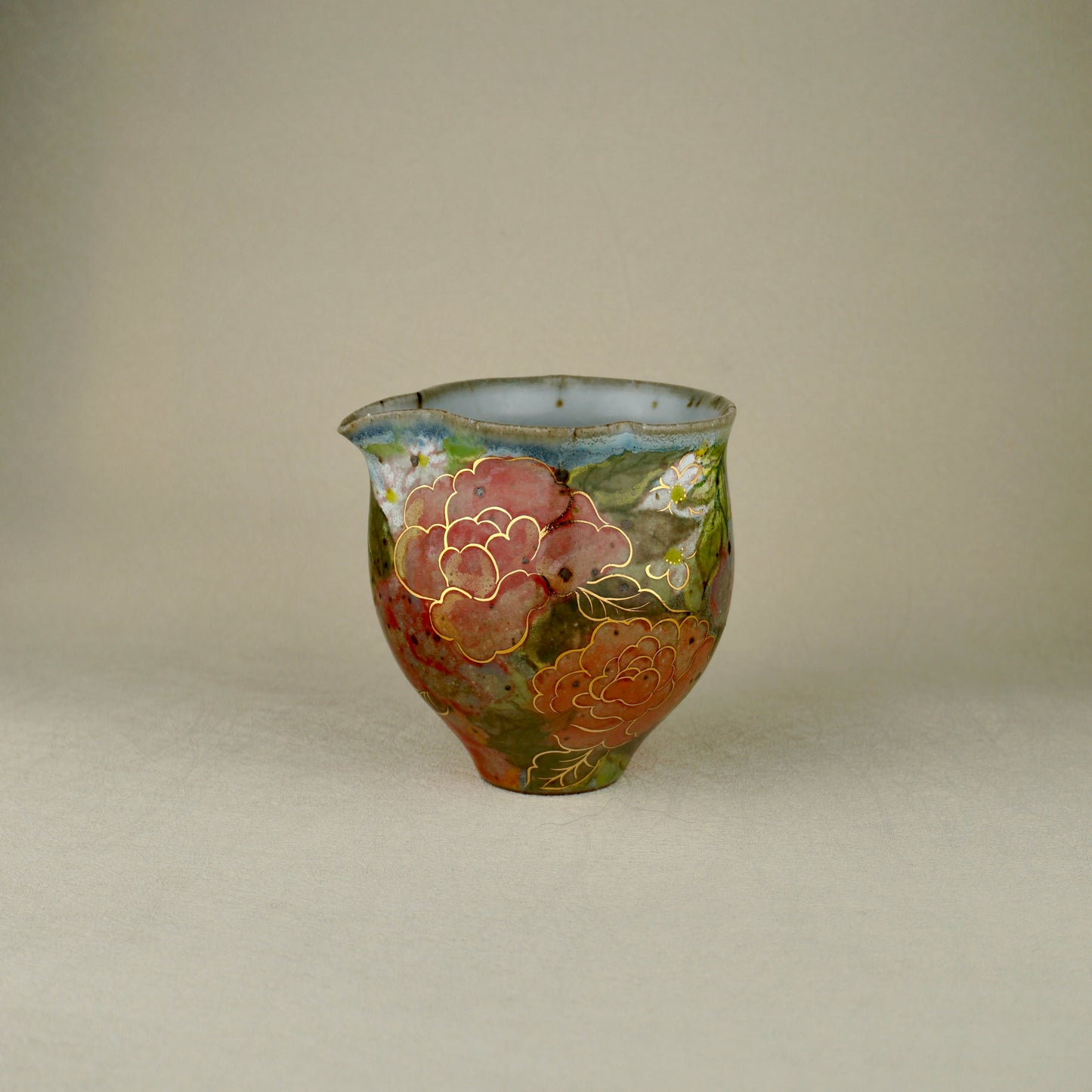 Red And Green Tea Pitcher