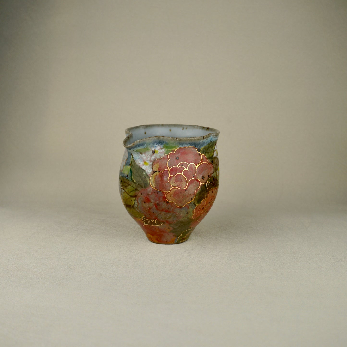 Red And Green Tea Pitcher