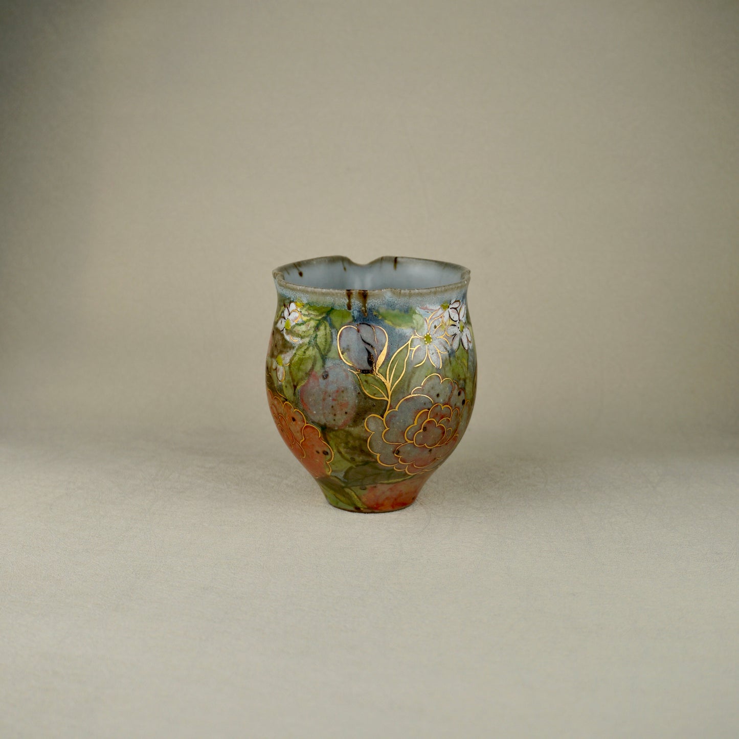 Red And Green Tea Pitcher