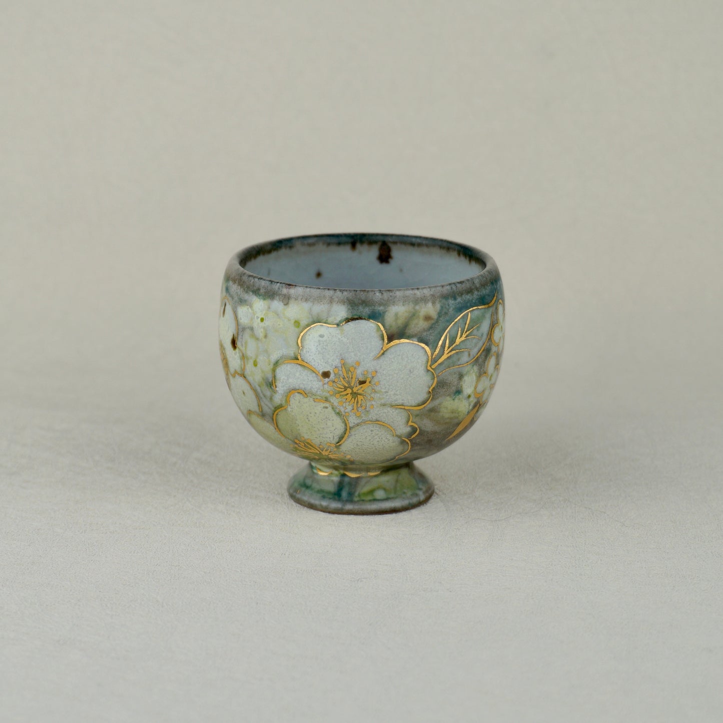 Muted Green Tea Cup