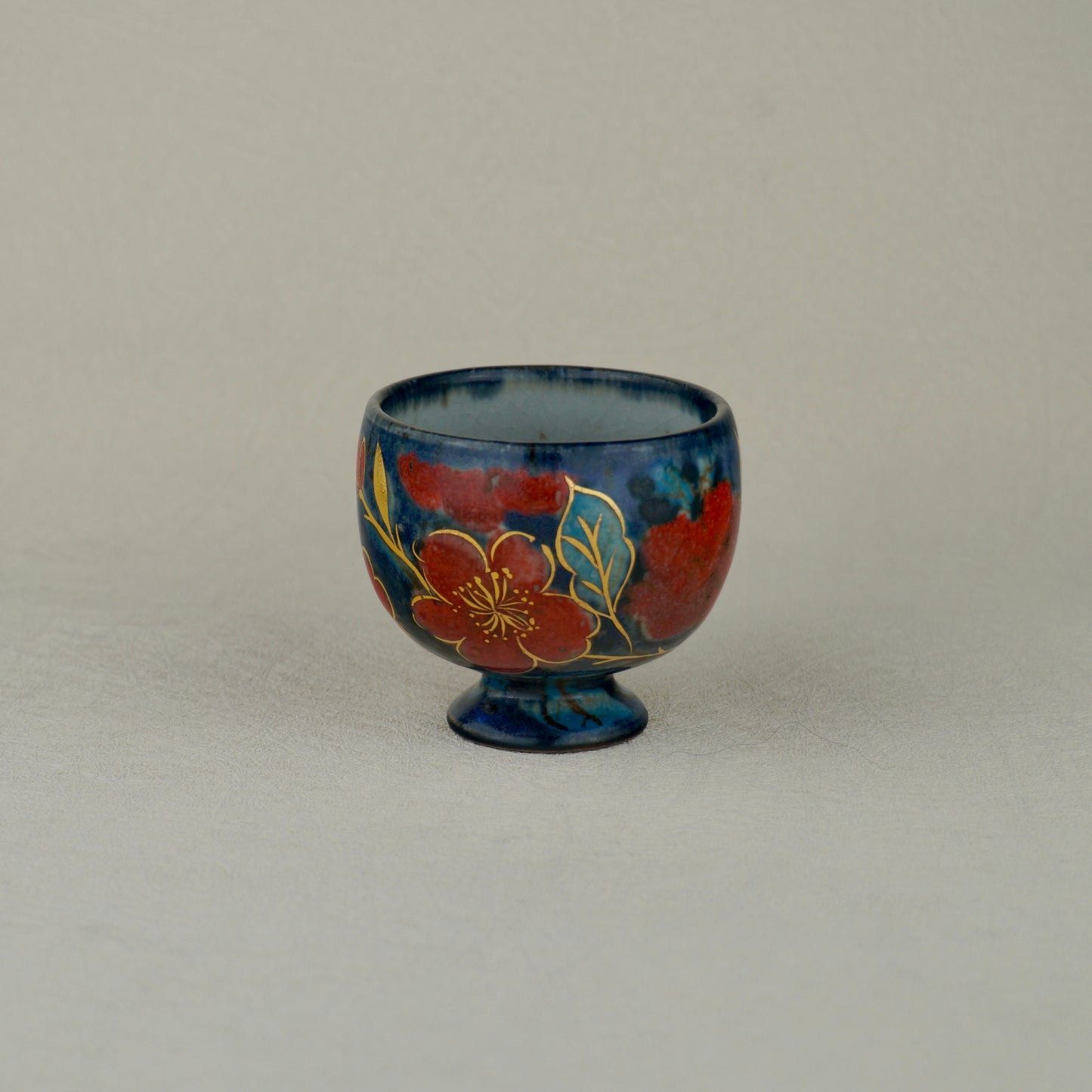Bold Red Tea Cup