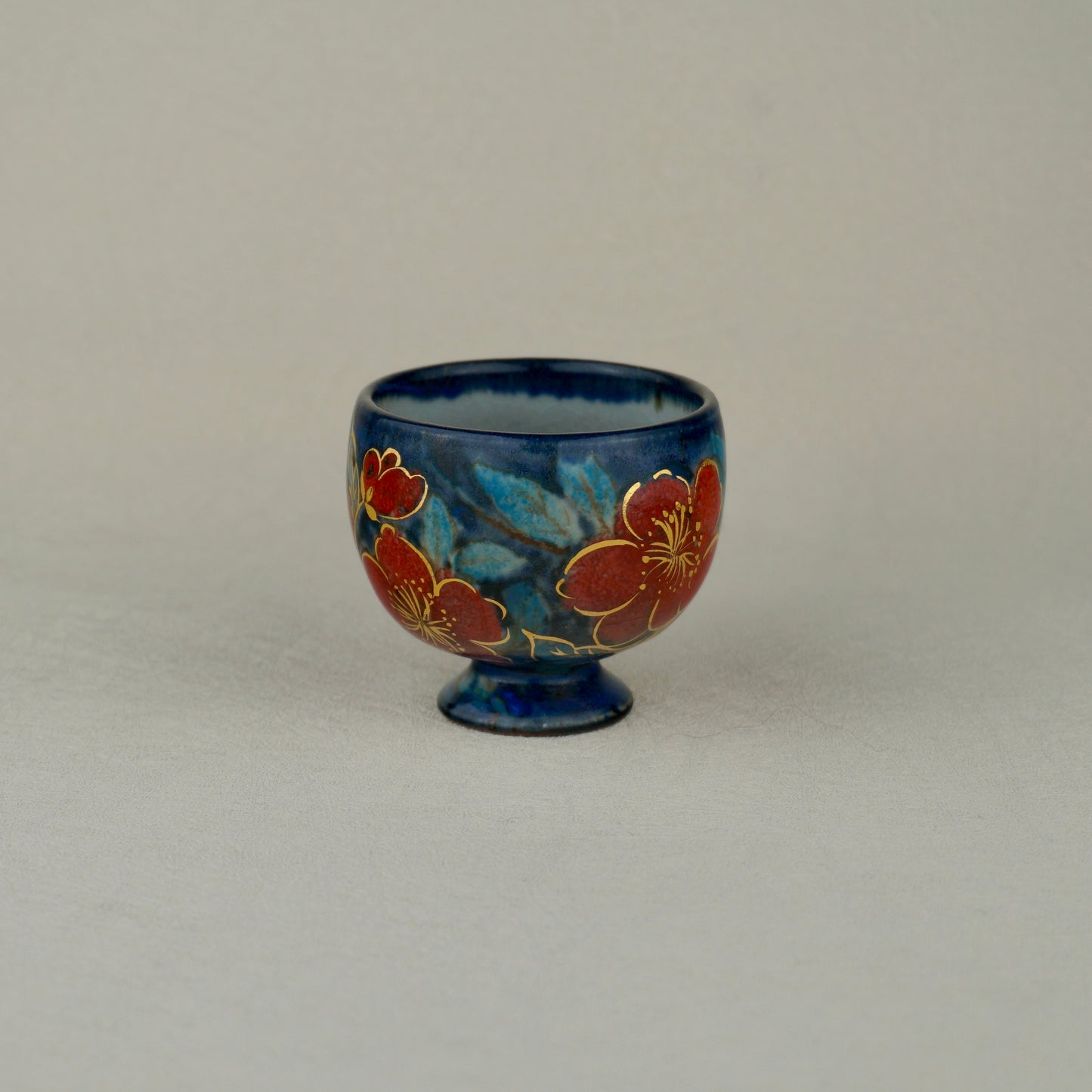 Bold Red Tea Cup