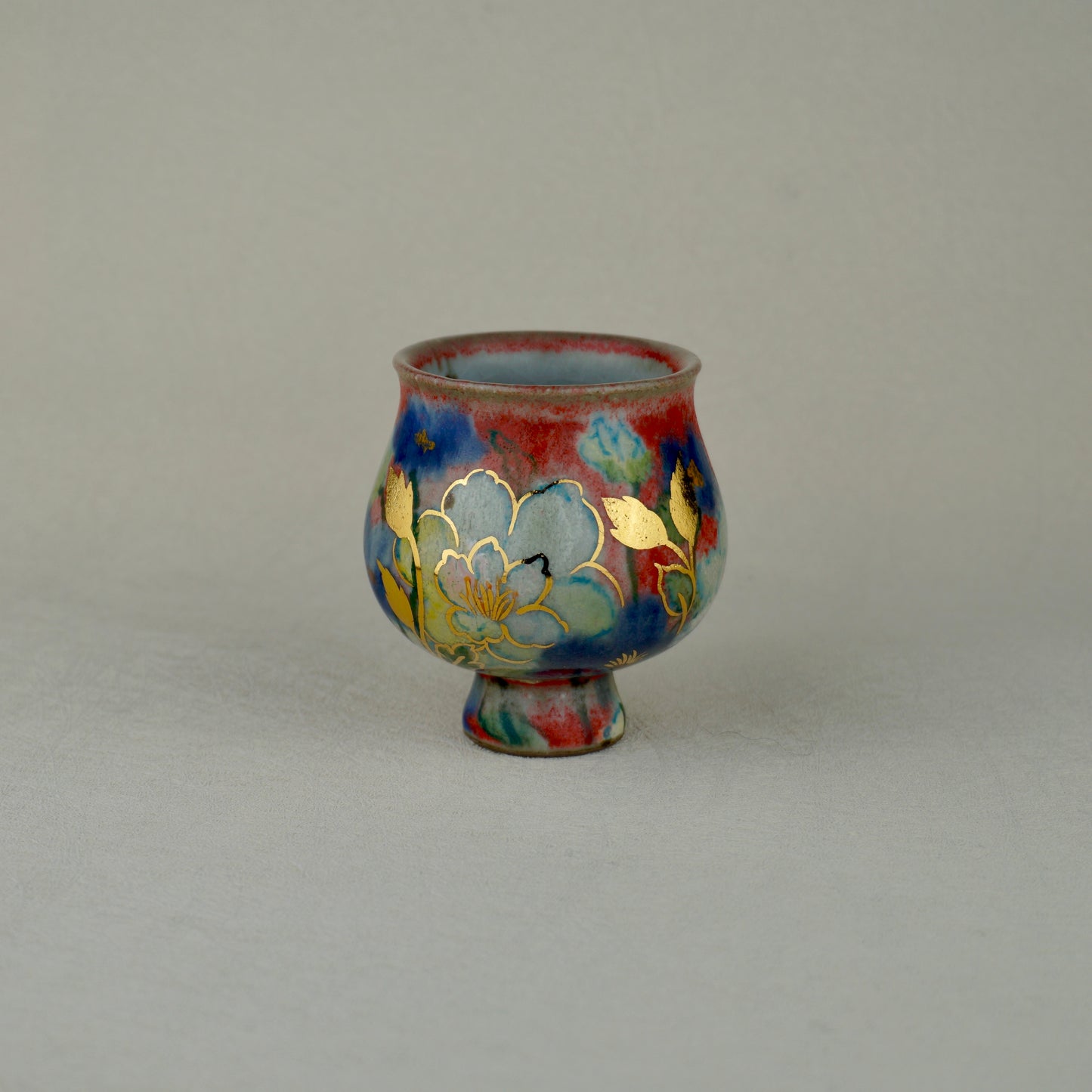 Red Footed Tea Cup