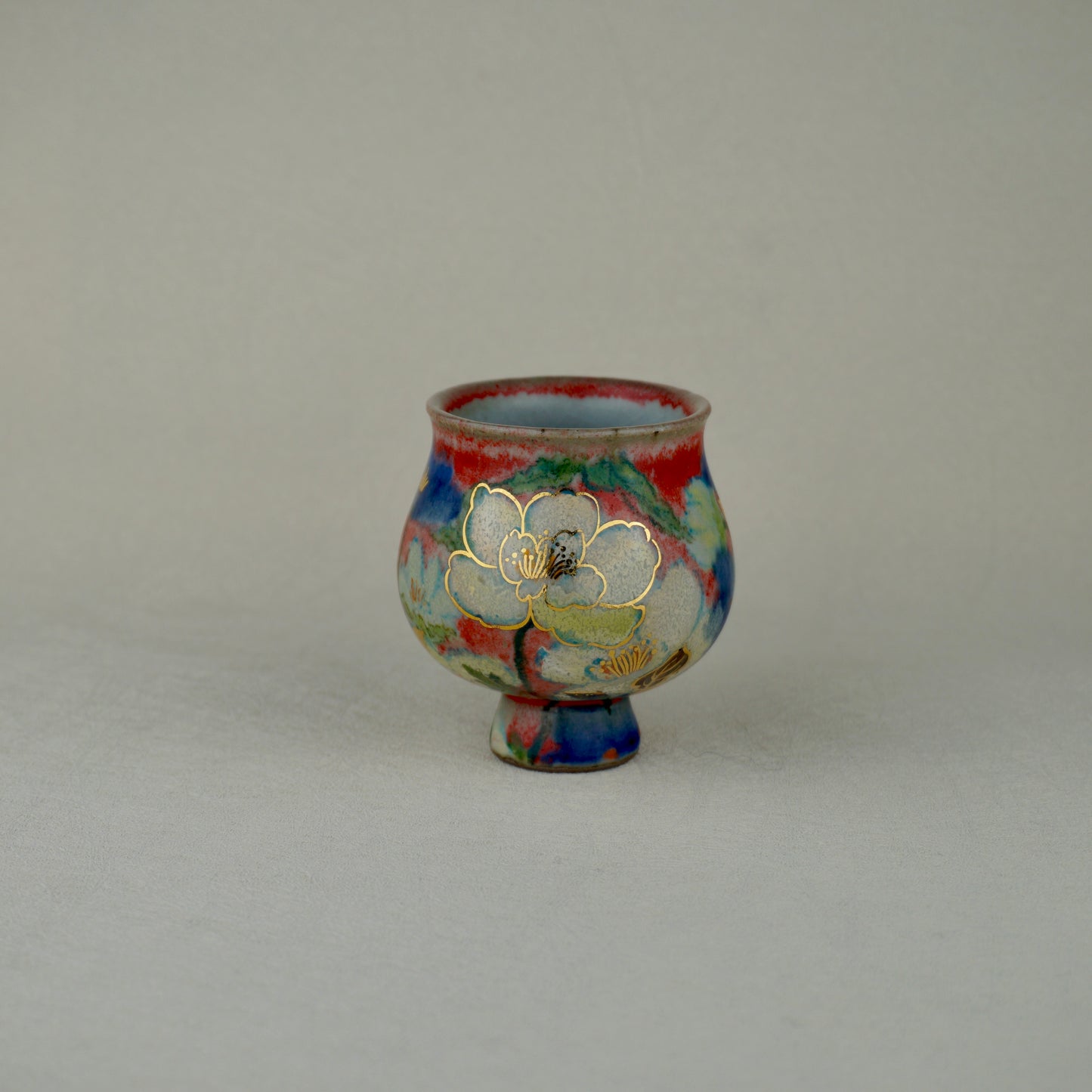 Red Footed Tea Cup