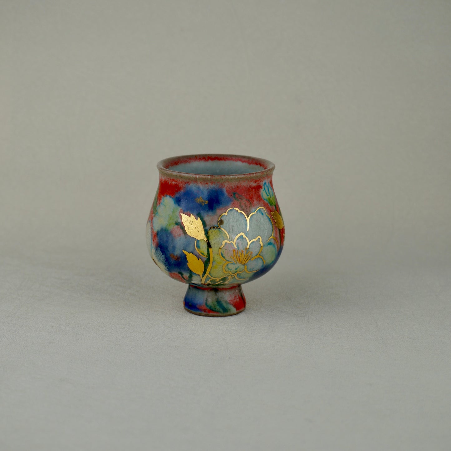 Red Footed Tea Cup