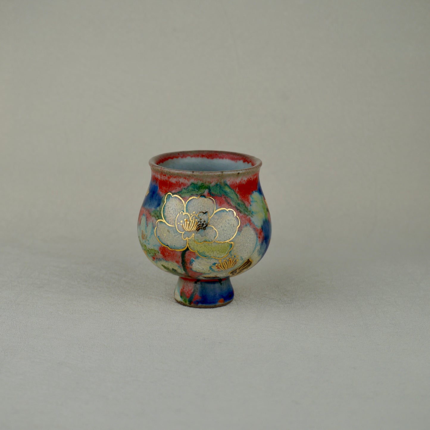 Red Footed Tea Cup