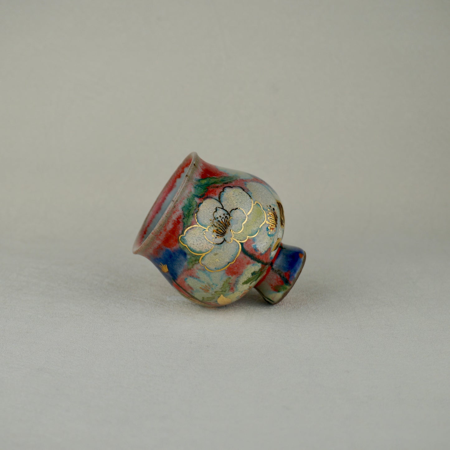 Red Footed Tea Cup