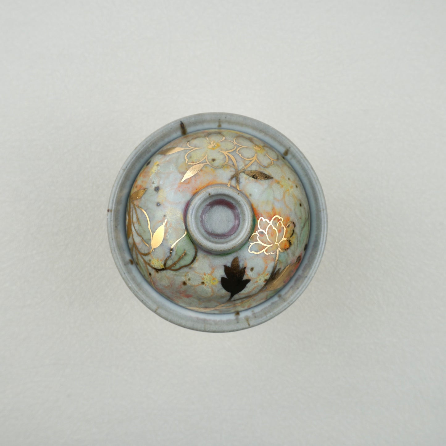 Earthy Green Gaiwan Lidded Tea Cup