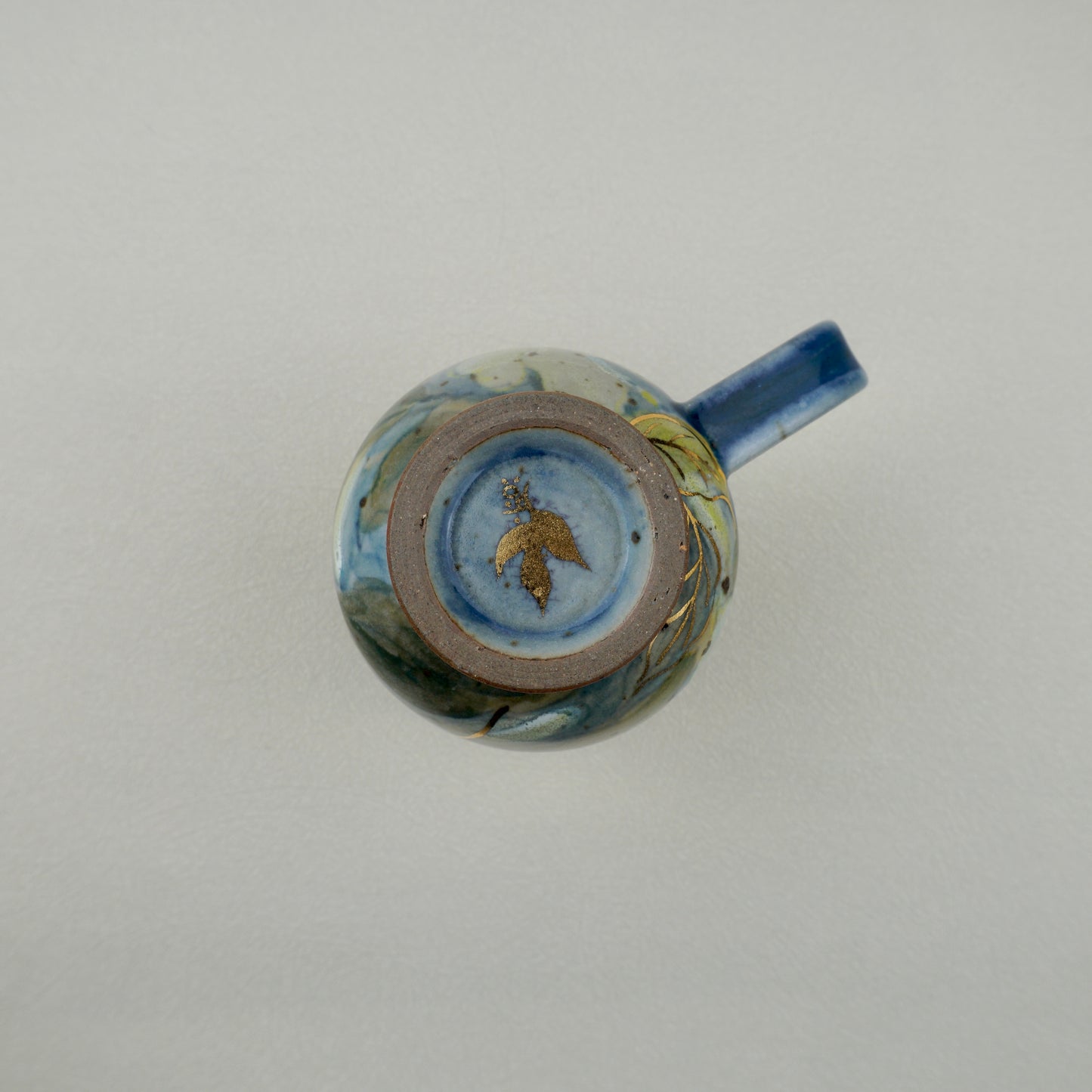 Sky Blue Low Handle Mug