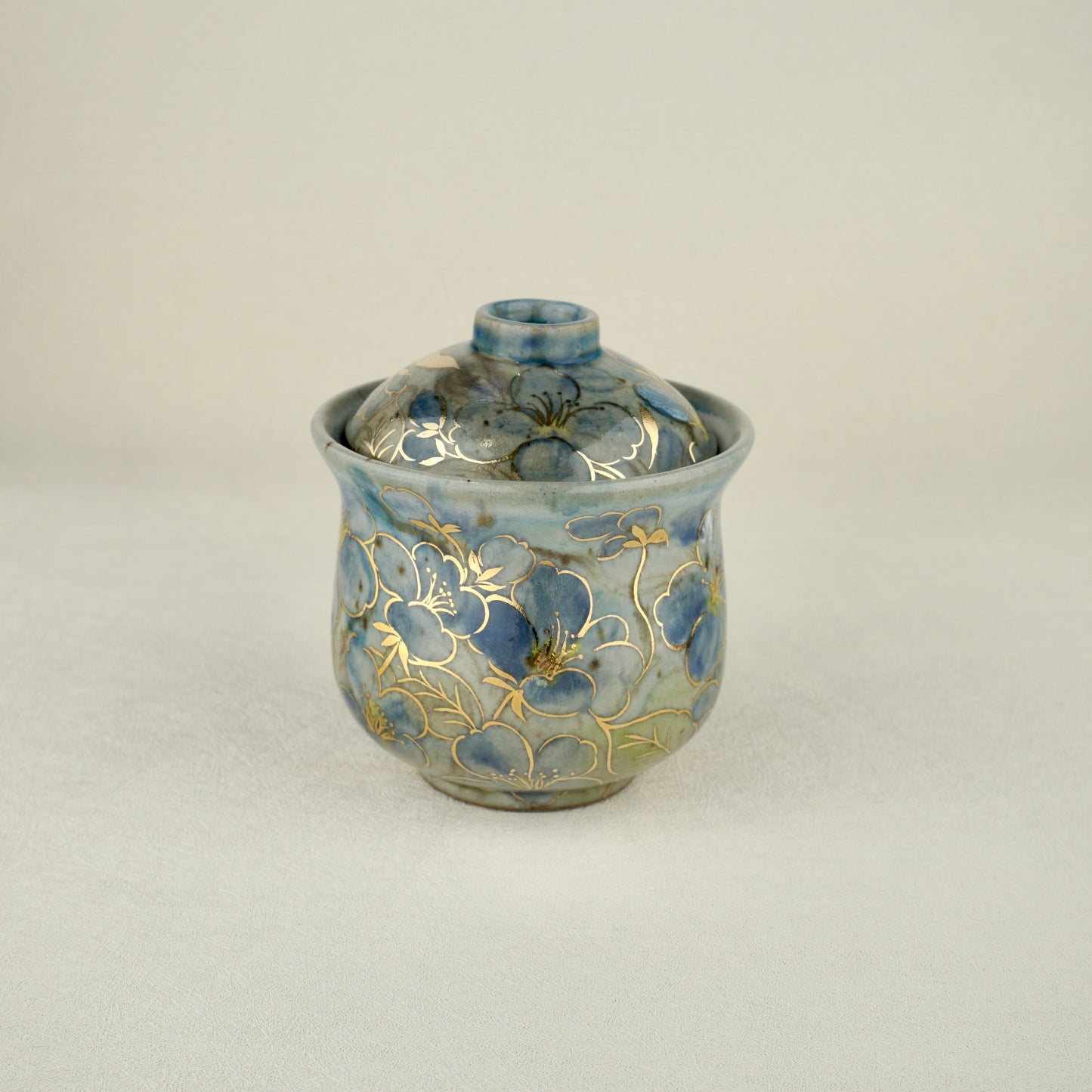 Soft Blue Gaiwan Lidded Tea Cup