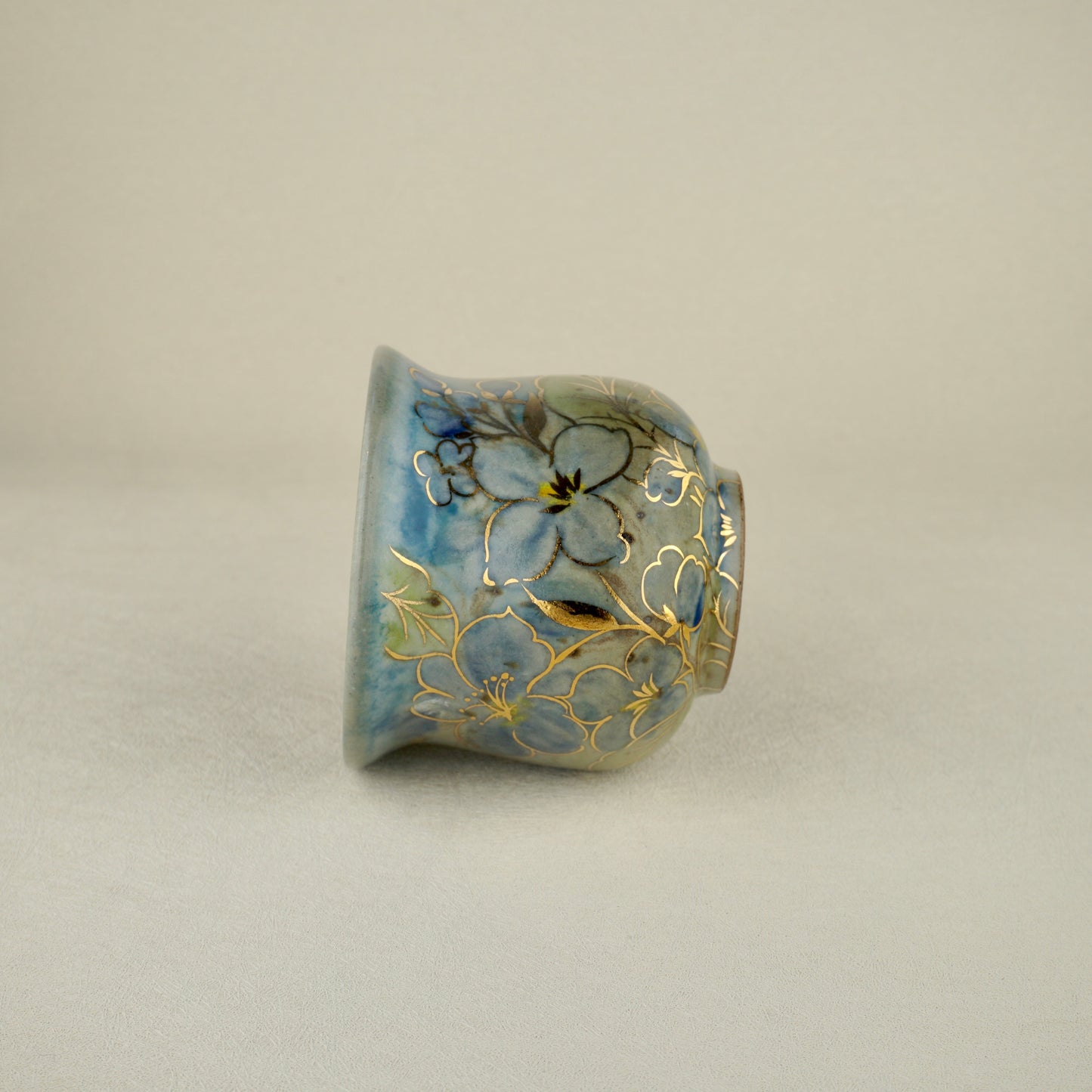 Soft Blue Gaiwan Lidded Tea Cup